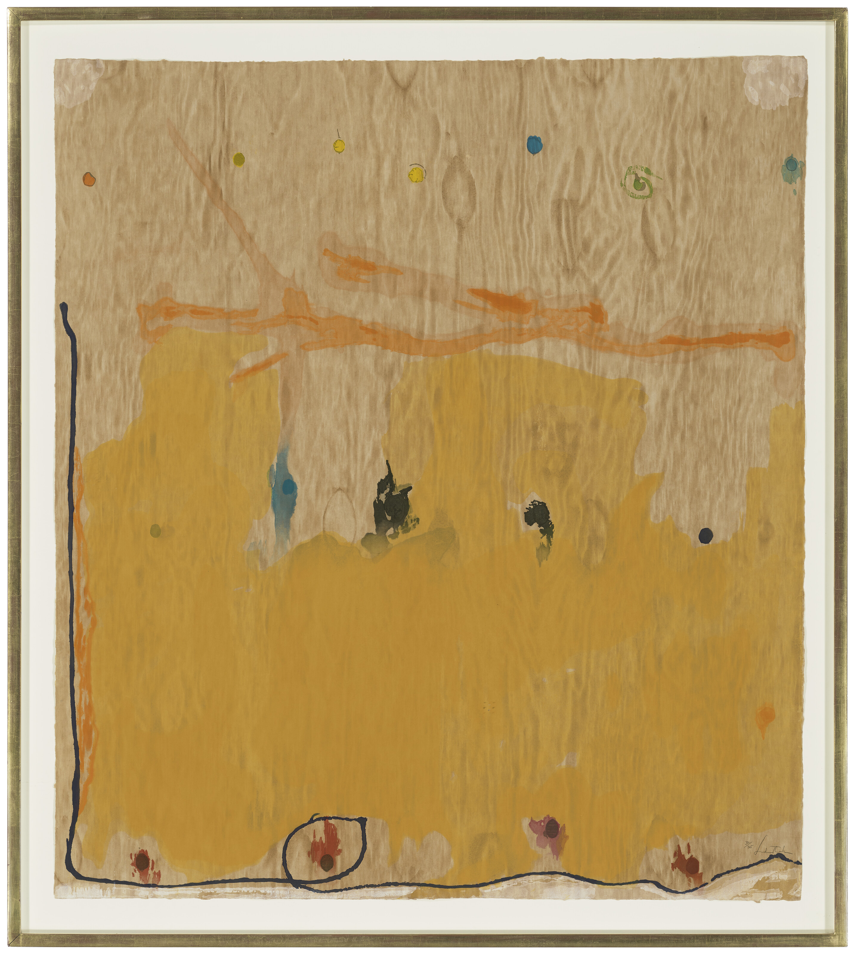 Helen Frankenthaler — "Сказки о Гэндзи II", из "Сказок о Гэндзи", изображение 2