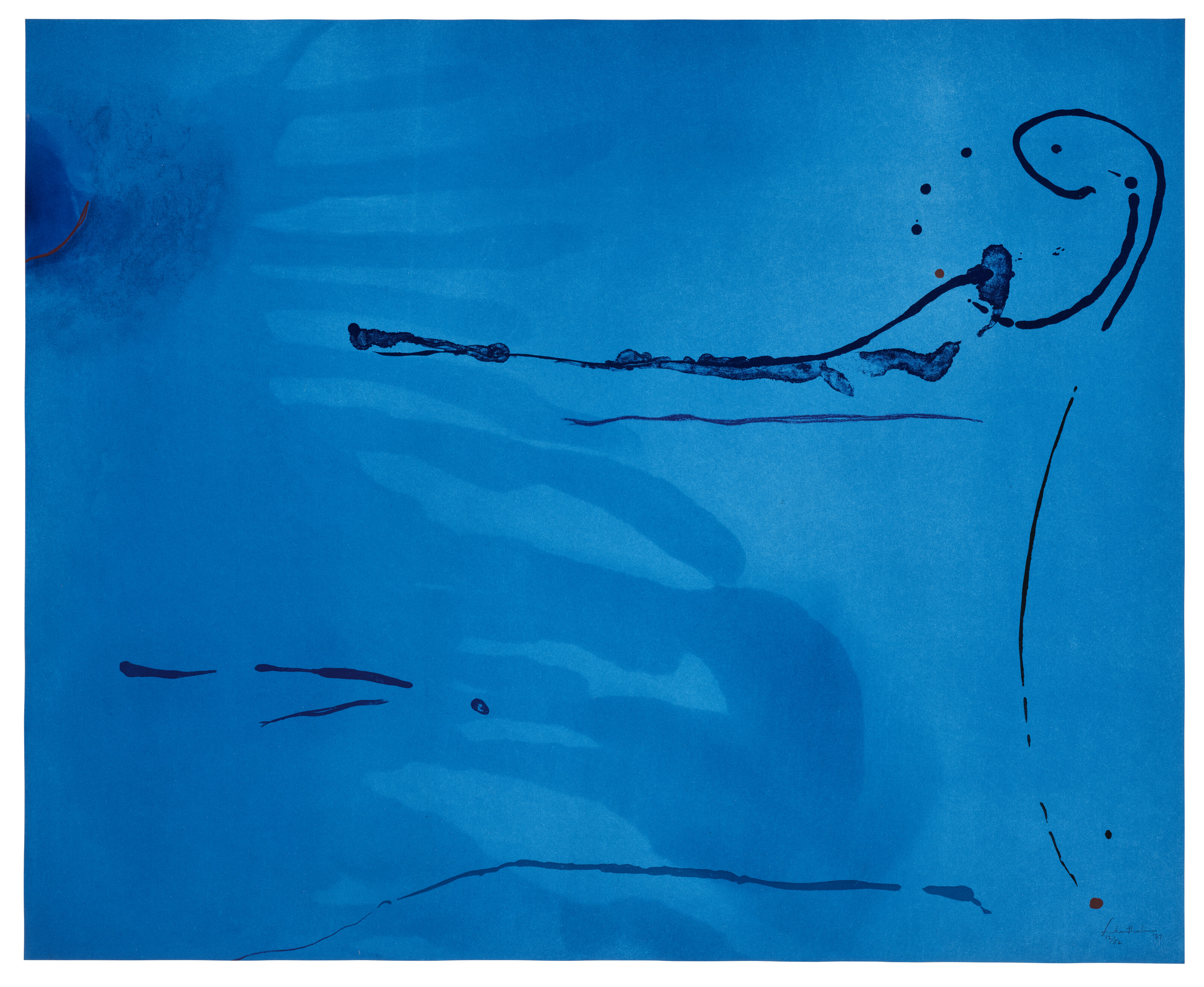Helen Frankenthaler — Синий ток, изображение 1