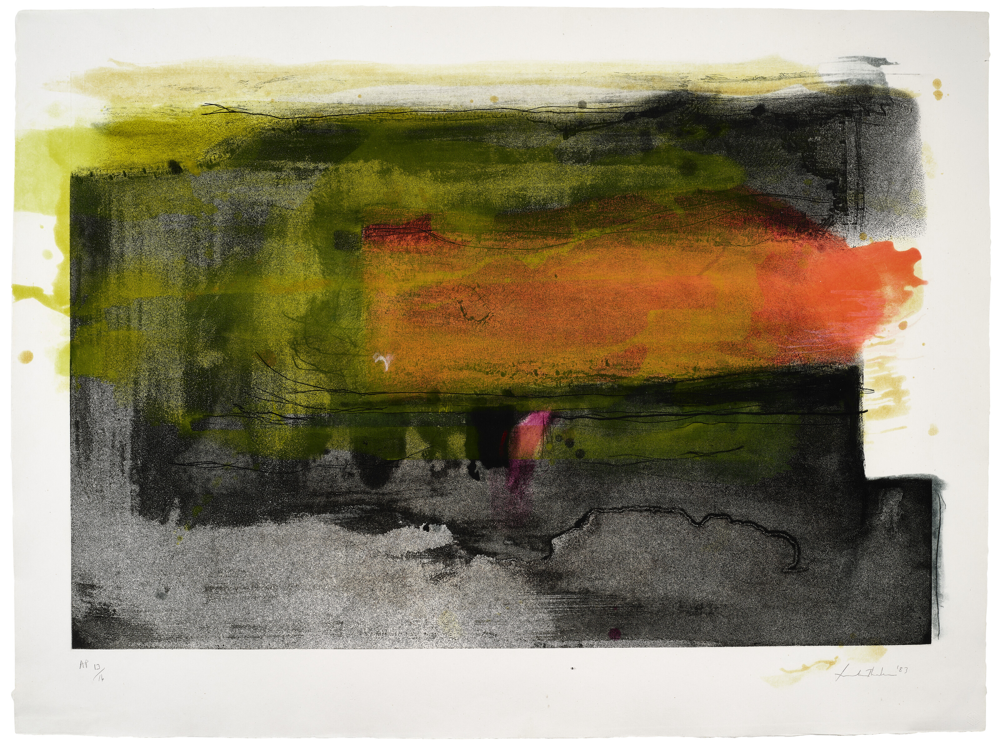 Helen Frankenthaler — Глубокое Солнце