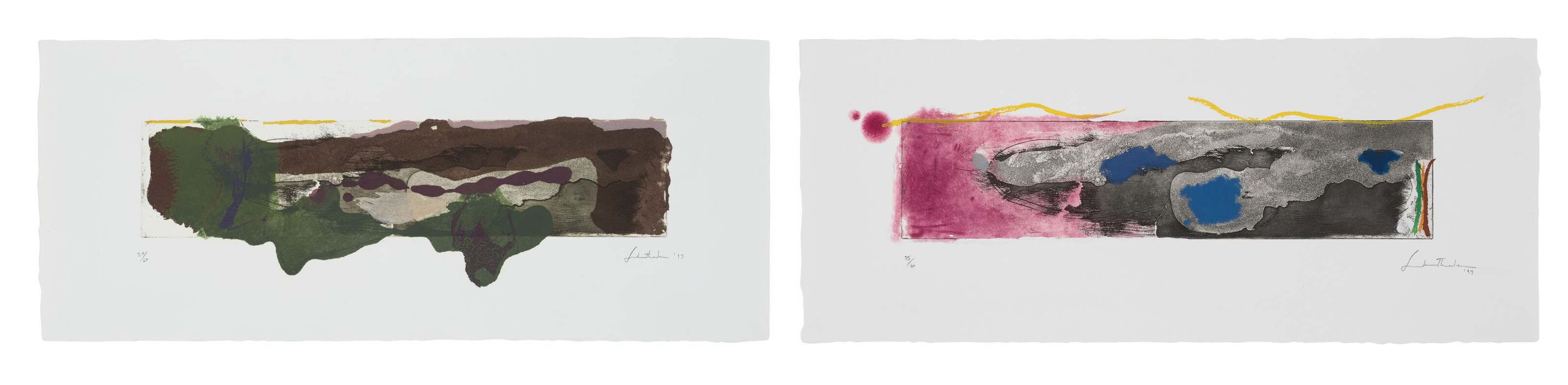 Helen Frankenthaler — Это не книга: две гравюры, изображение 1