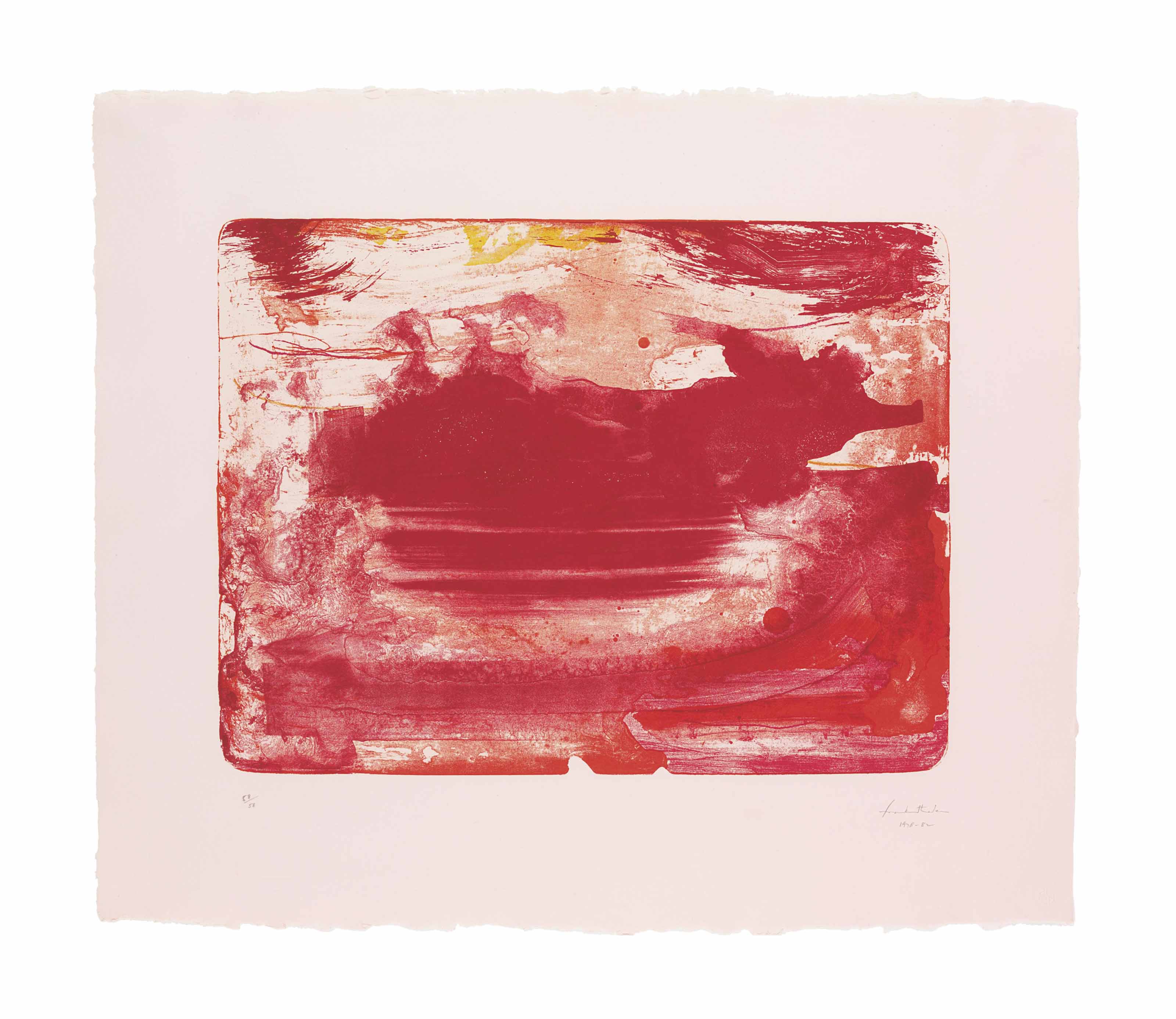 Helen Frankenthaler — Красное море