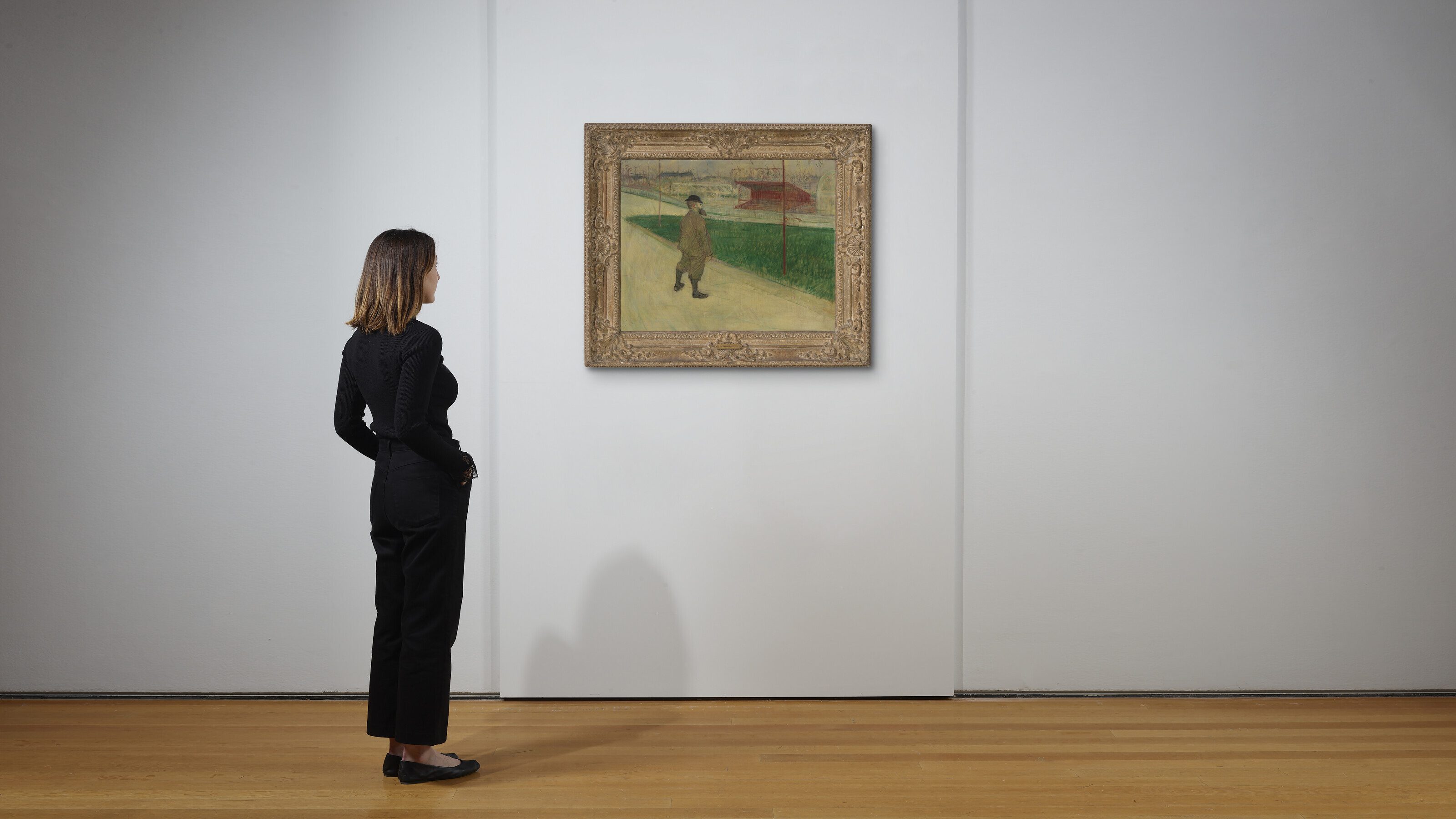 Henri de Toulouse-Lautrec — Тристан Бернар на велодроме в Буффало, изображение 3