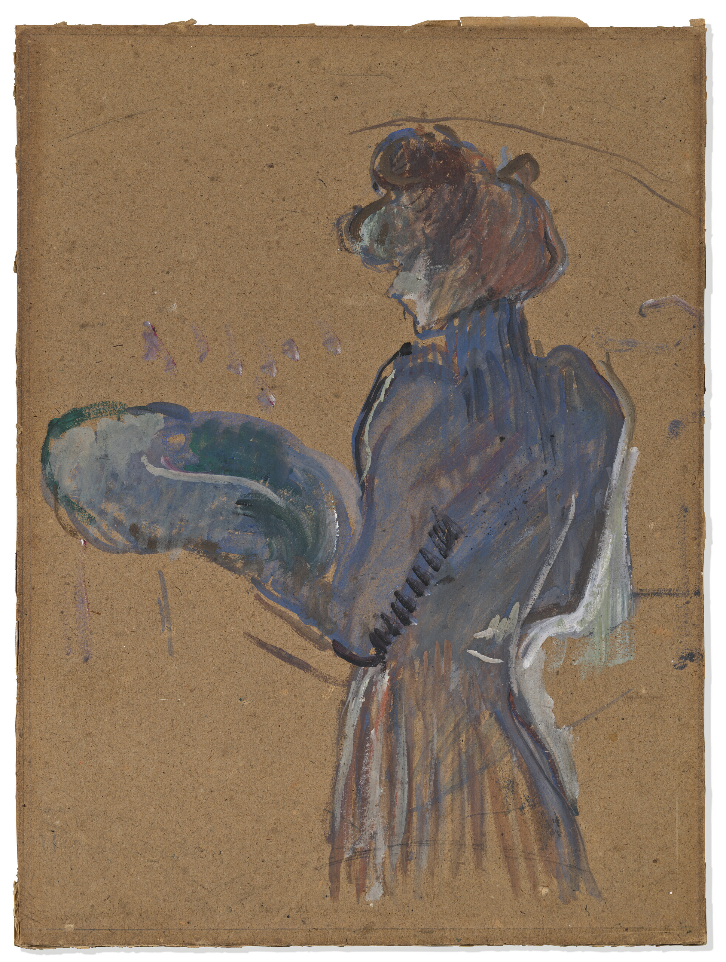 Henri de Toulouse-Lautrec — Модистка, мадемуазель Маргуэн, изображение 3