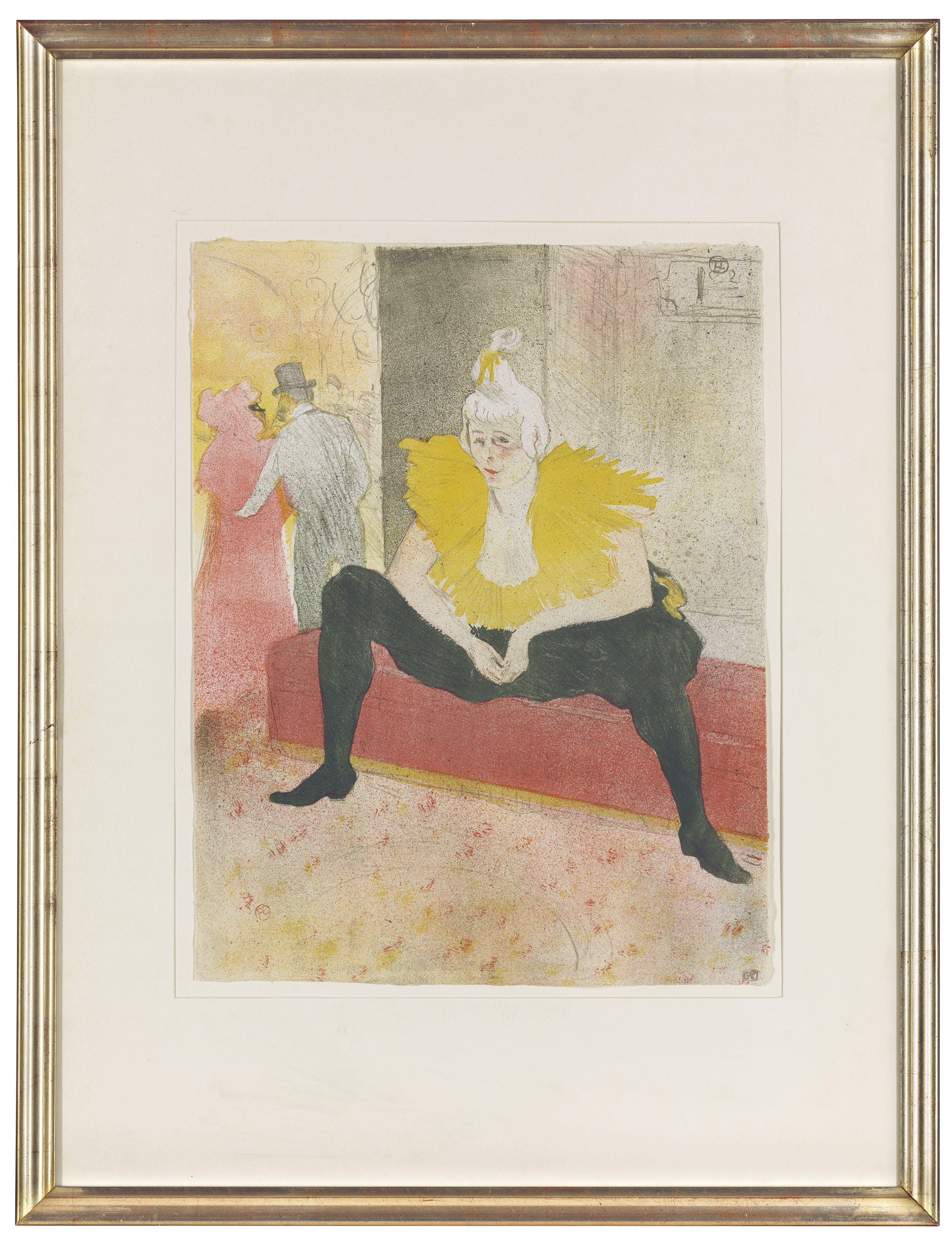 Henri de Toulouse-Lautrec — Роль клоунессы (мадемуазель ЧАУ-КАУ-О), изображение 2