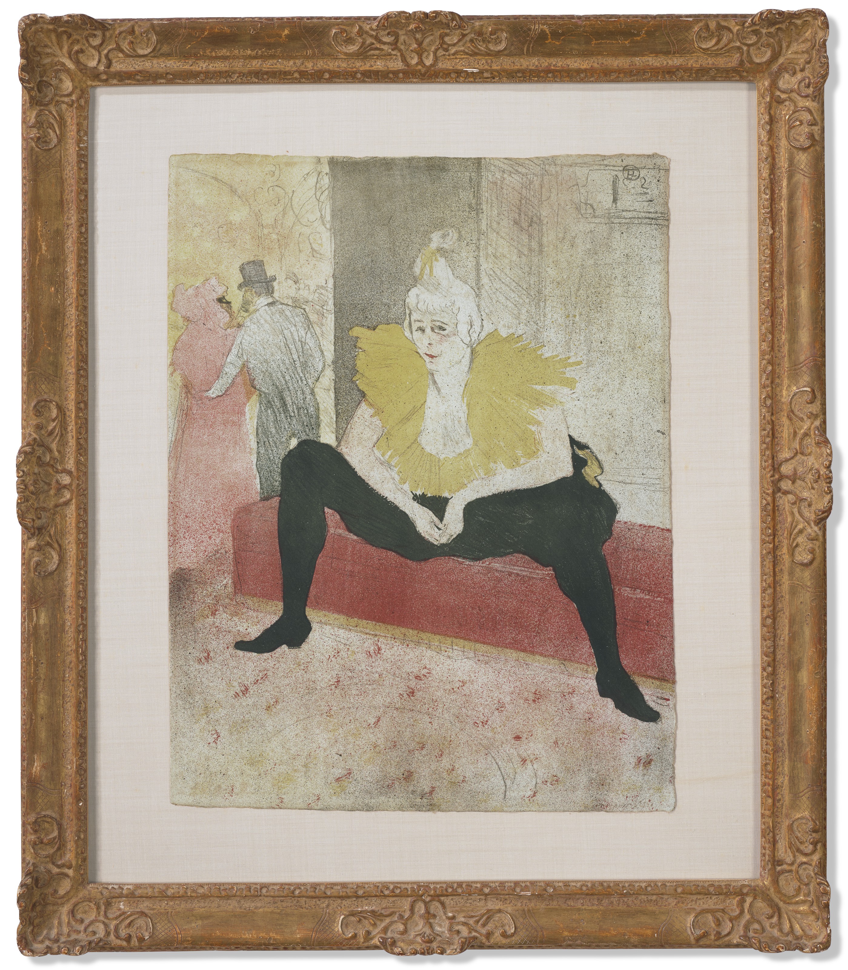 Henri de Toulouse-Lautrec — Роль клоунессы (мадемуазель ЧА-У-КАО) из Elles, изображение 2