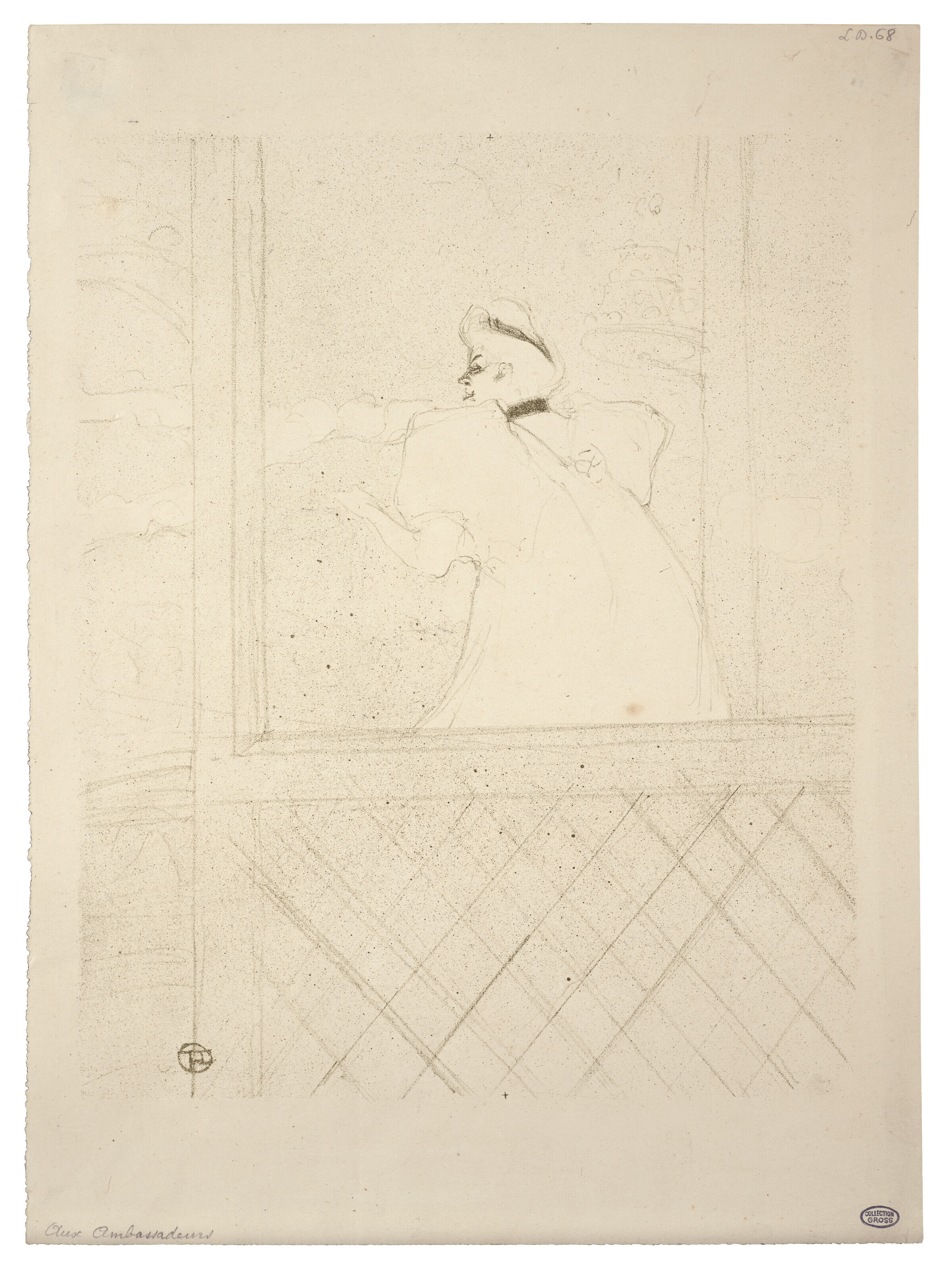 Henri de Toulouse-Lautrec — Послы - Песня в кафе-концерт: четвертая эпопея, изображение 2