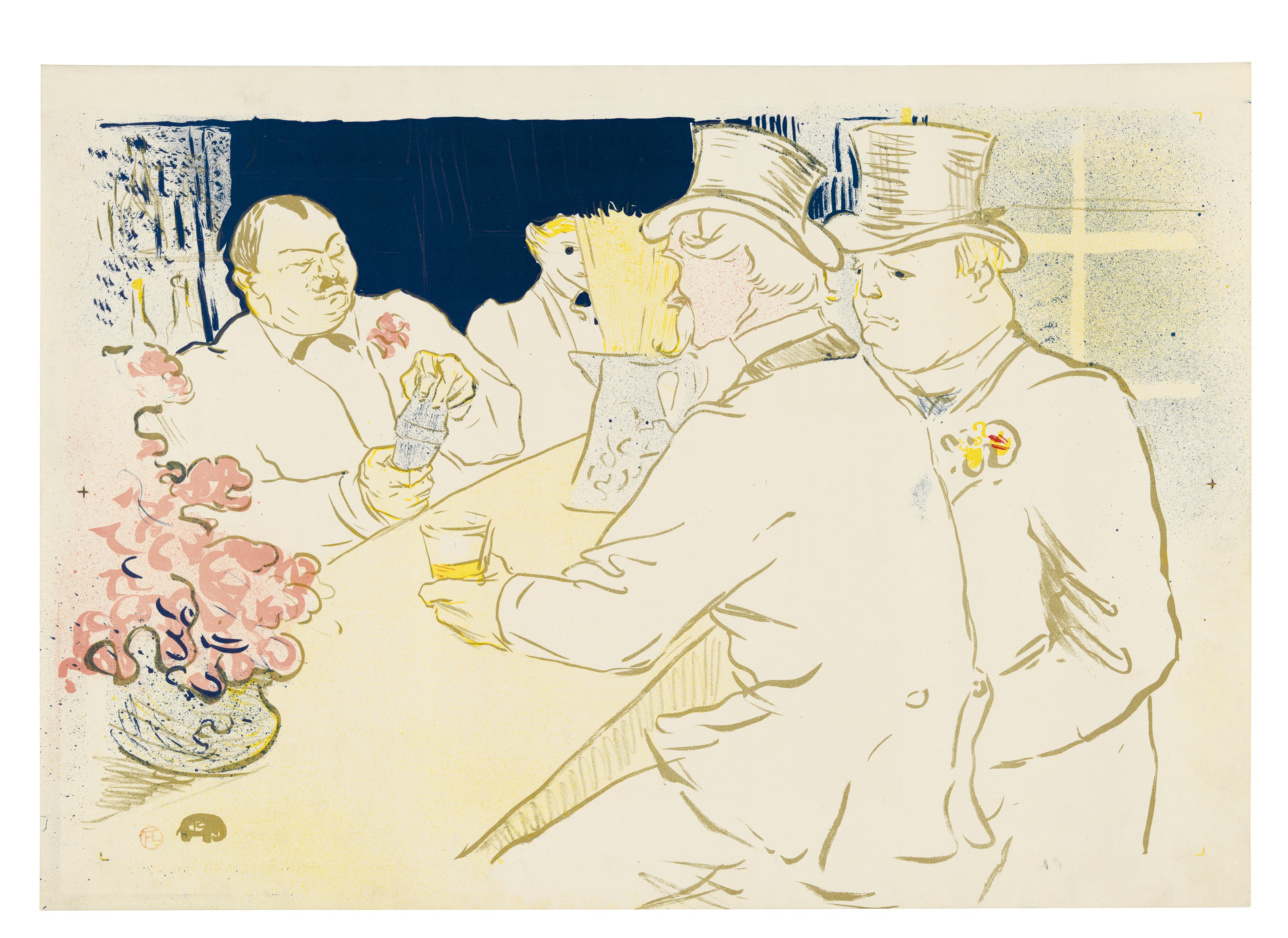 Henri de Toulouse-Lautrec — Ирландский и американский бар на Рю Рояль - Главная страница