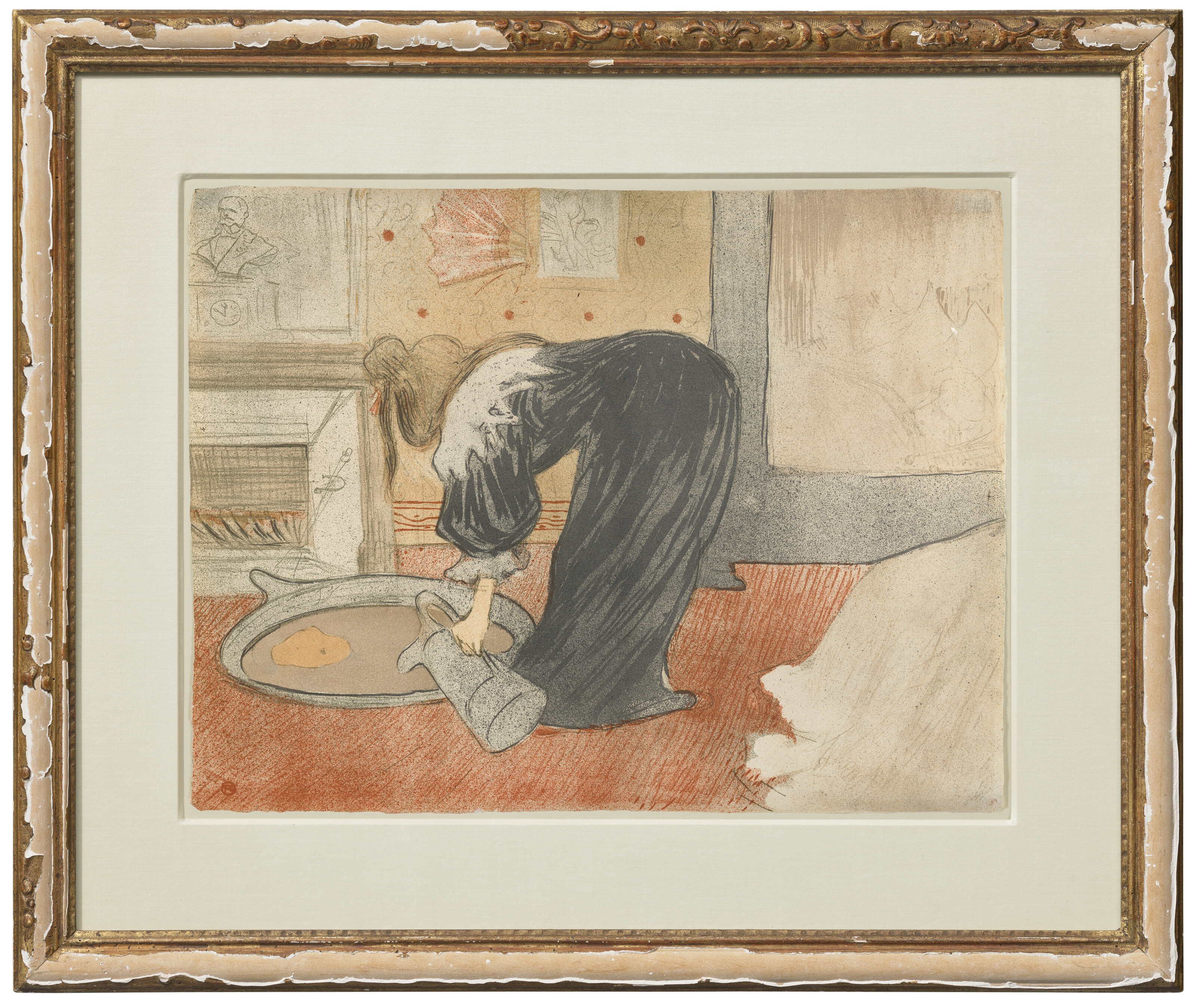 Henri de Toulouse-Lautrec — Женщина в ванне - Le tub, от Elles, изображение 2