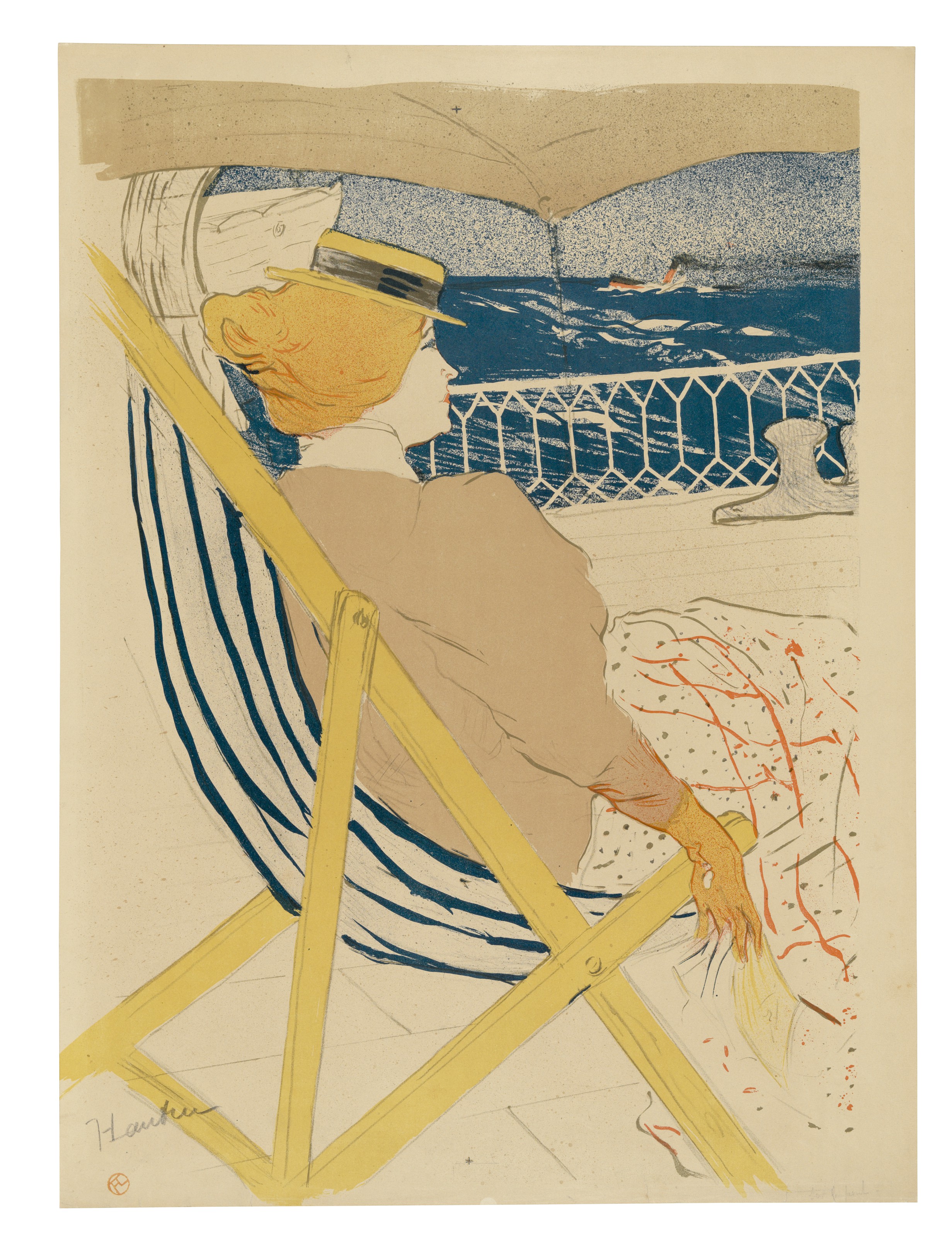 Henri de Toulouse-Lautrec — Ла Пассаж дю 54, наша набережная для яхт