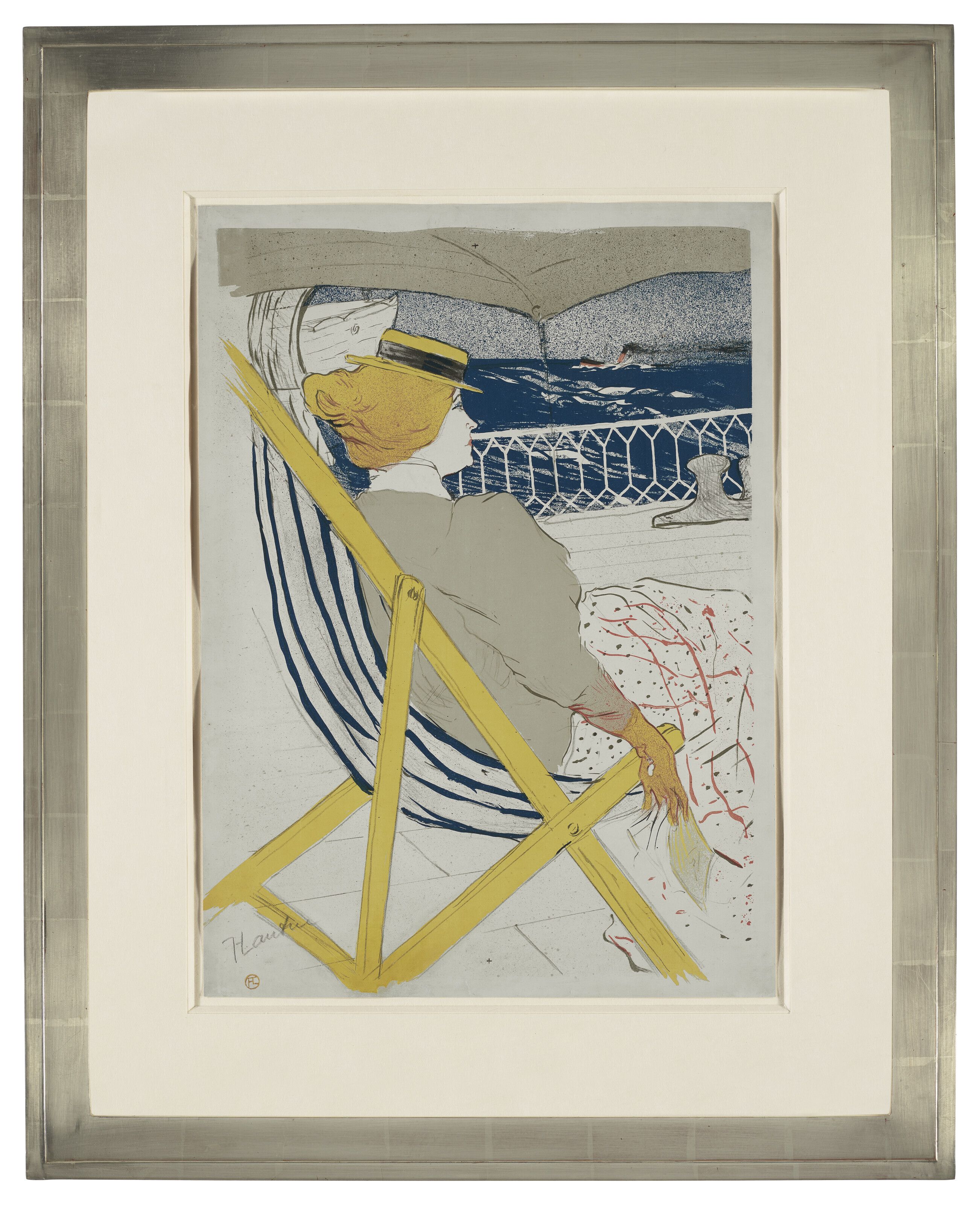 Henri de Toulouse-Lautrec — Ла Пассаж дю 54- Набережная на яхте, изображение 2