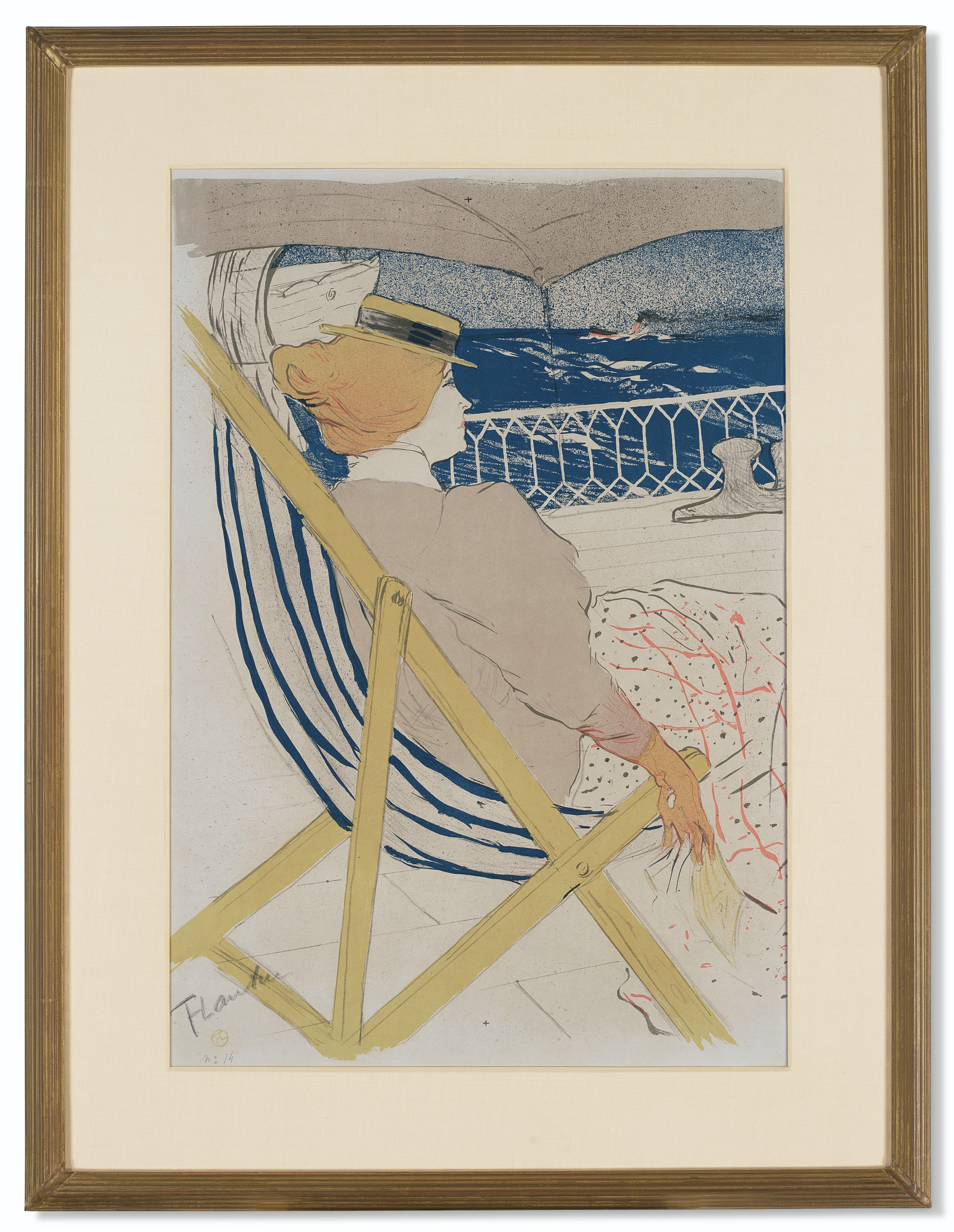Henri de Toulouse-Lautrec — Ла Пассаж дю 54, наша набережная для яхт, изображение 2