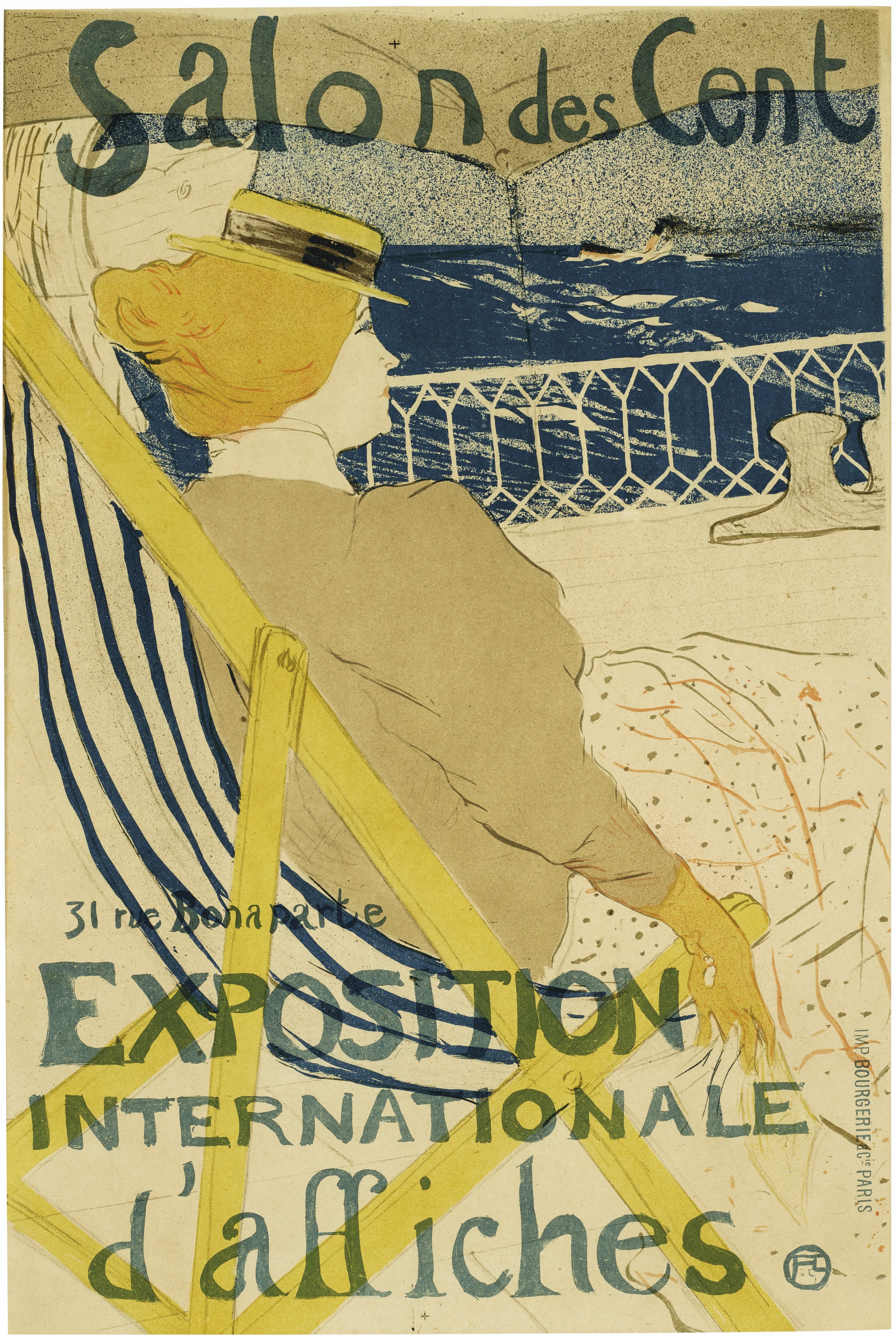 Henri de Toulouse-Lautrec — Ла Пассаж дю 54 - Набережная на яхте