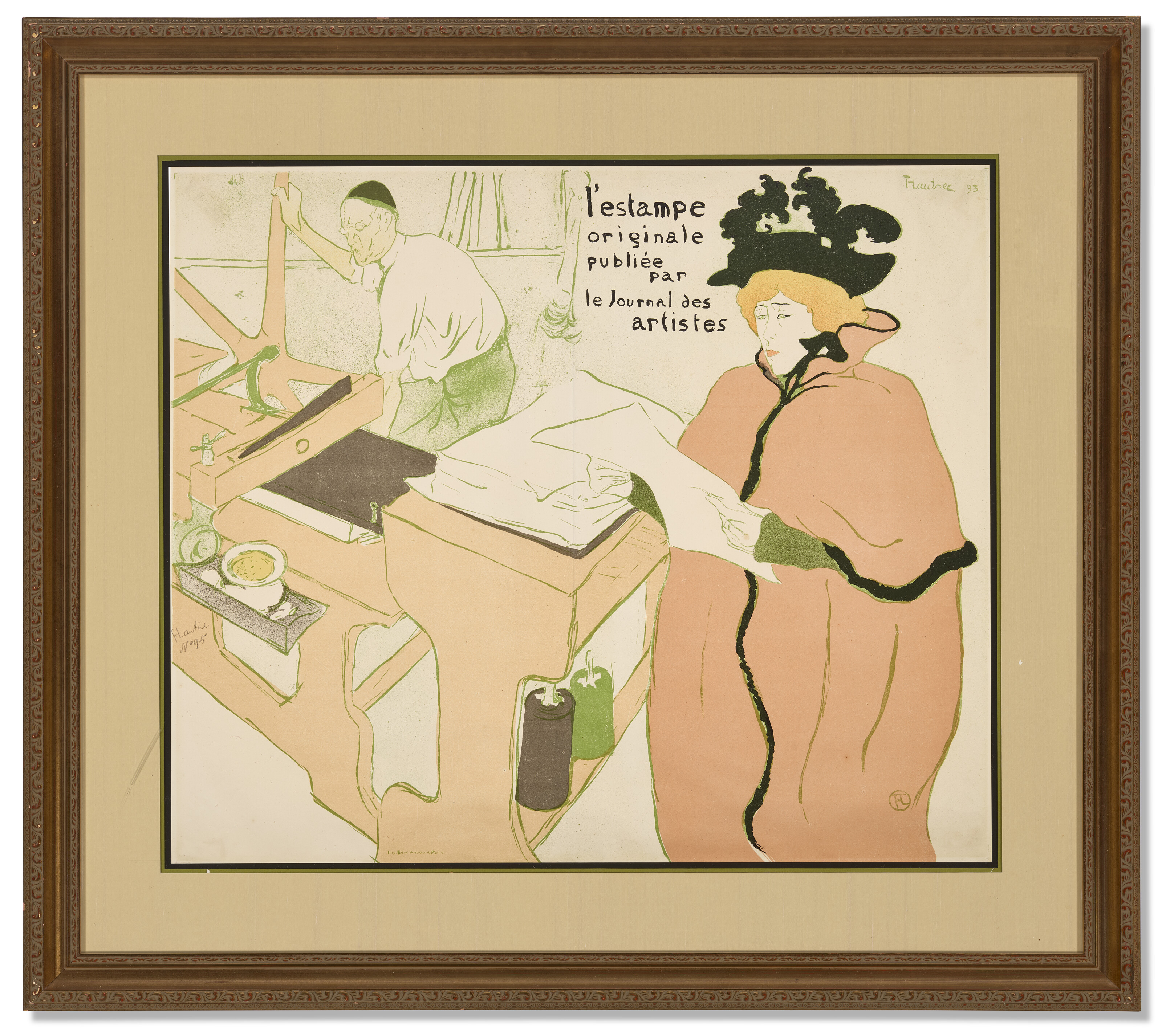 Henri de Toulouse-Lautrec — Кувертюра от L'Estampe originale, изображение 2