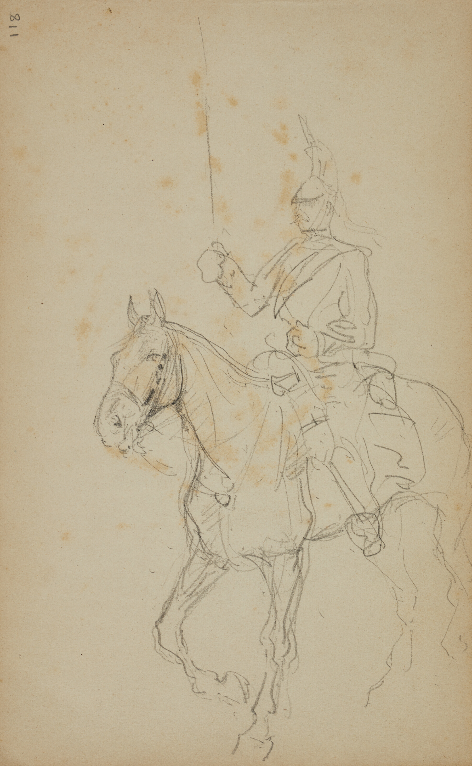Henri de Toulouse-Lautrec — Этюд в доспехах ( спереди ); Этюд солдата в доспехах ( сзади ), изображение 2