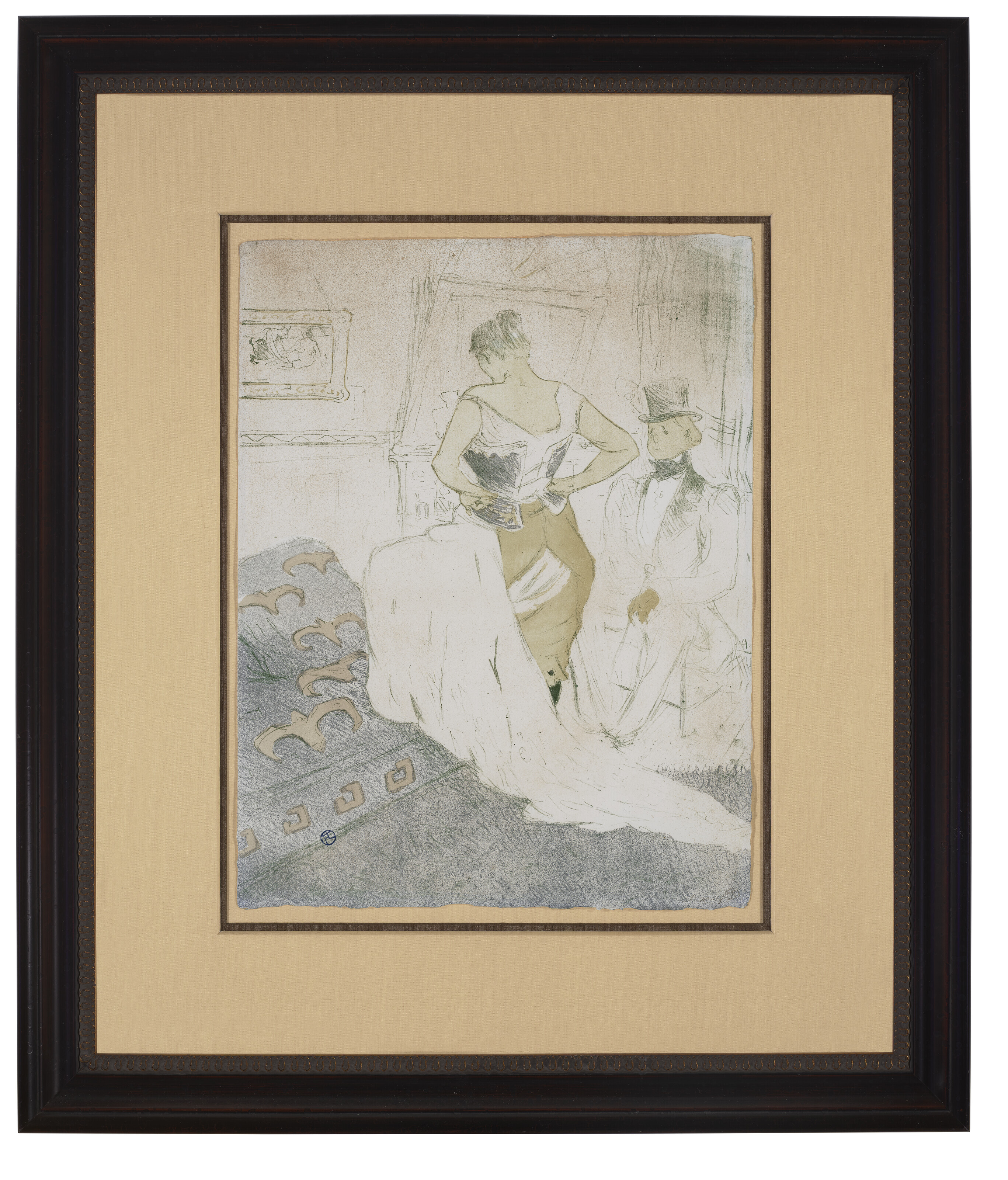 Henri de Toulouse-Lautrec — Femme en corset — Завоевание успеха, от Elles, изображение 2