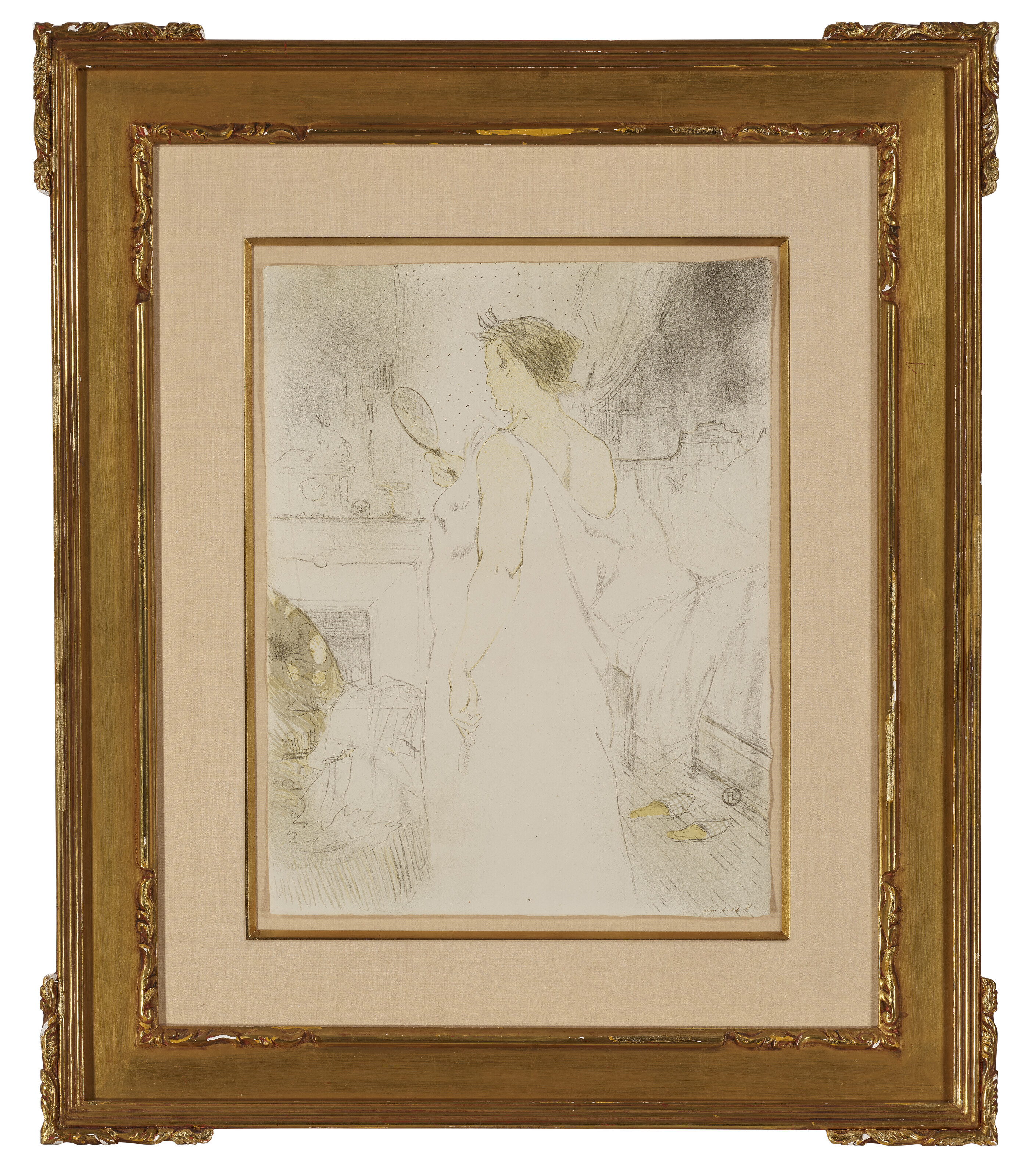 Henri de Toulouse-Lautrec — Femme à la glace - Свежее вино, от Elles, изображение 2