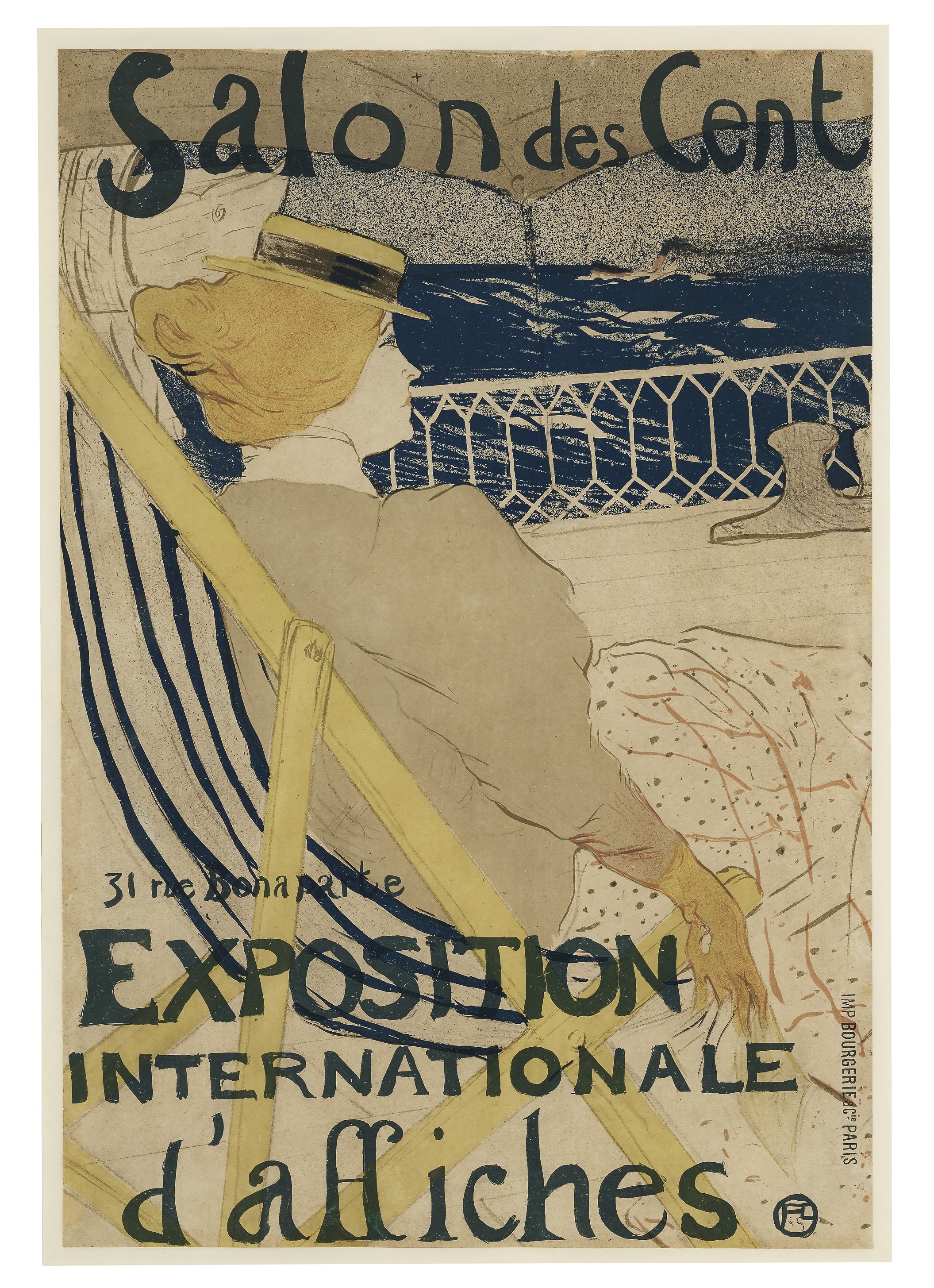 Henri de Toulouse-Lautrec — Ла Пассаж дю 54 - Набережная на яхте