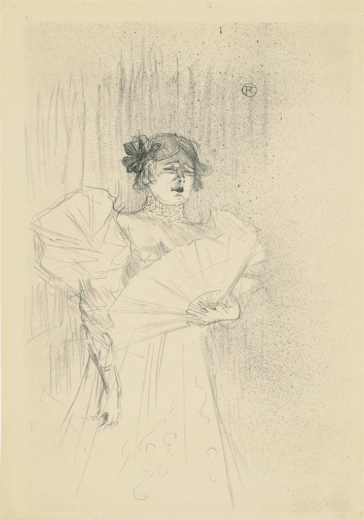 Henri de Toulouse-Lautrec — Люси Мирес, ее лицо