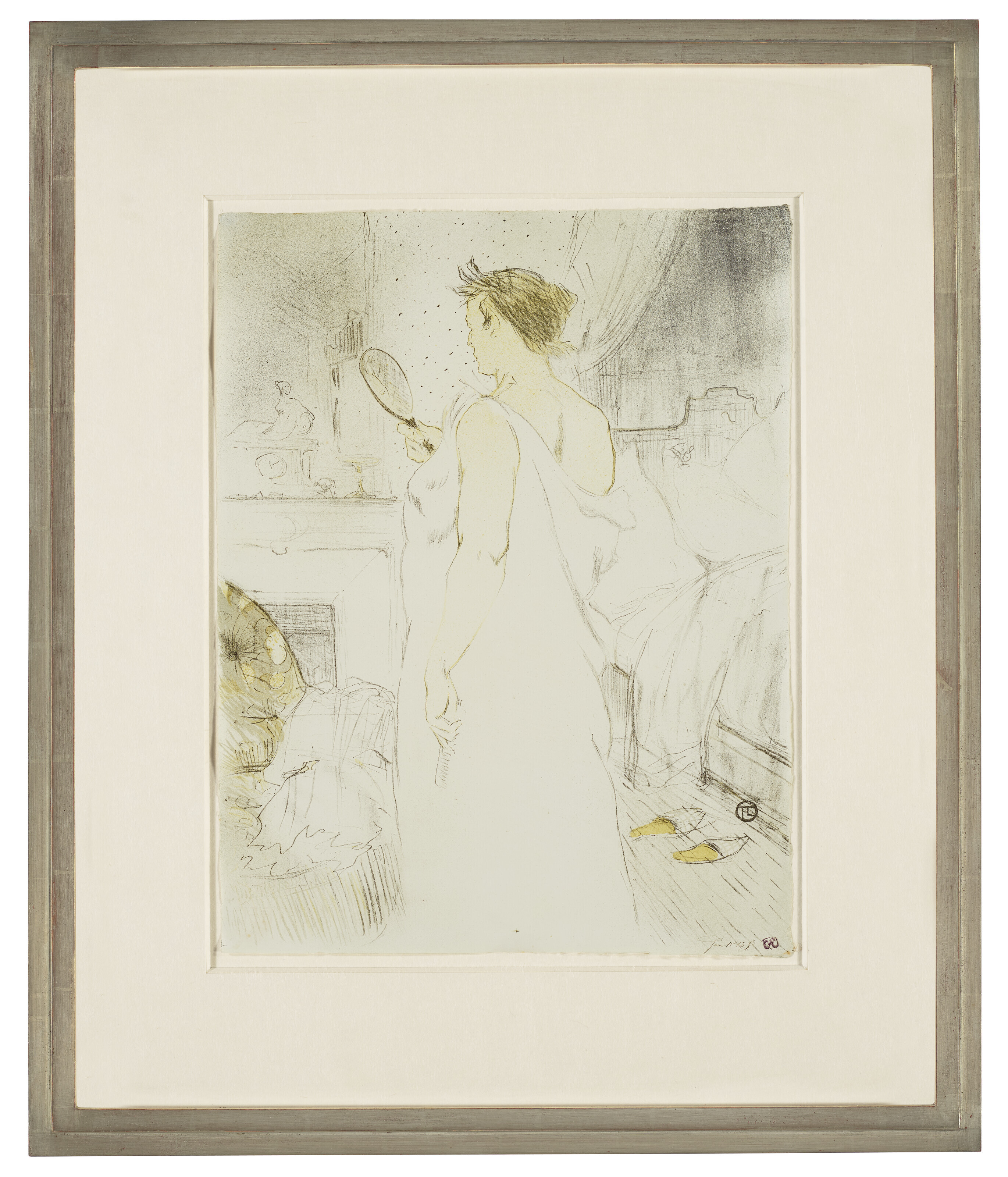 Henri de Toulouse-Lautrec — Femme à la glace - Свежее вино, от Elles, изображение 2