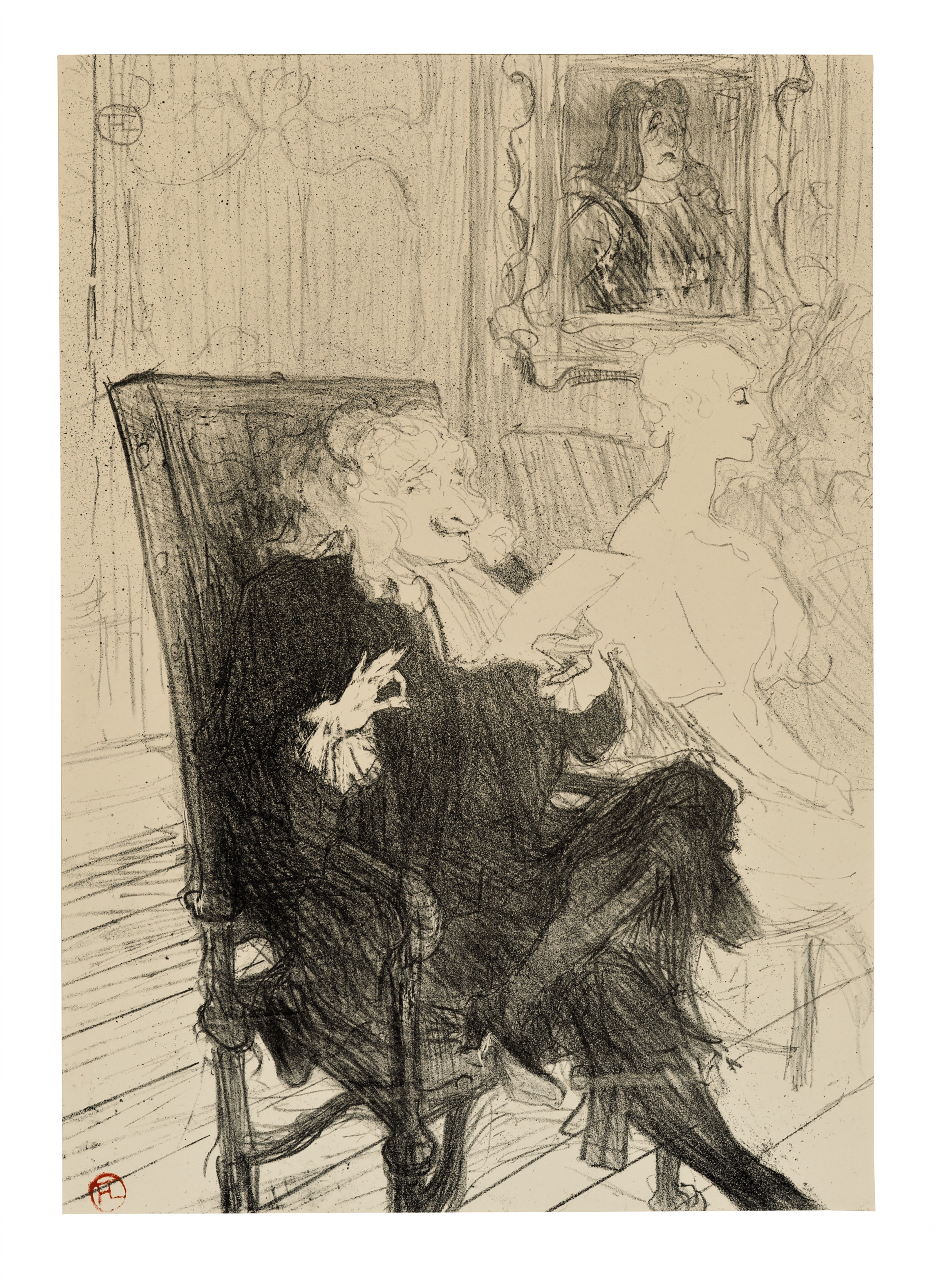 Henri de Toulouse-Lautrec — Лелуар и Морено, из "Ученых женщин"