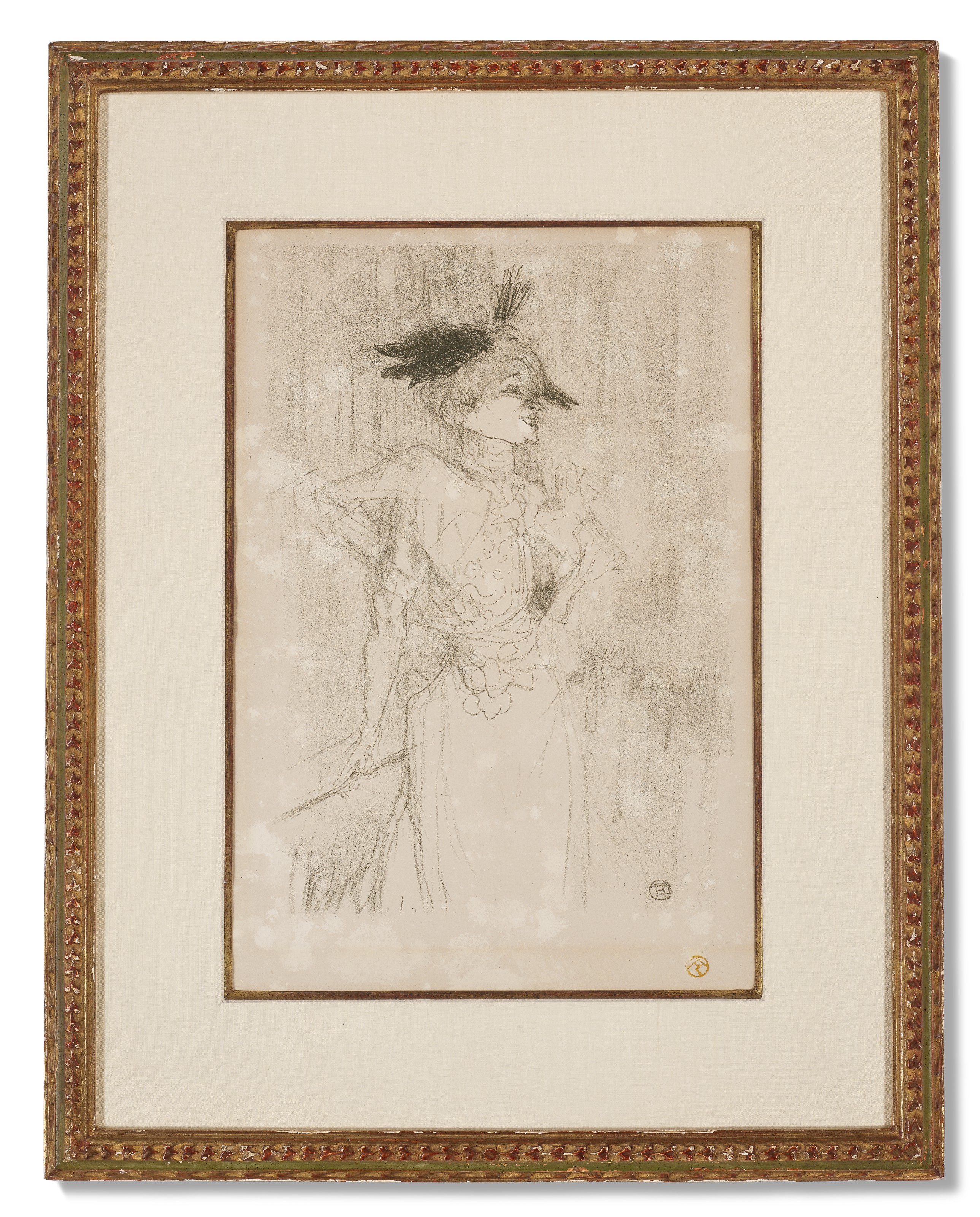 Henri de Toulouse-Lautrec — Мадемуазель Марсель Лендер, дебютантка, изображение 3