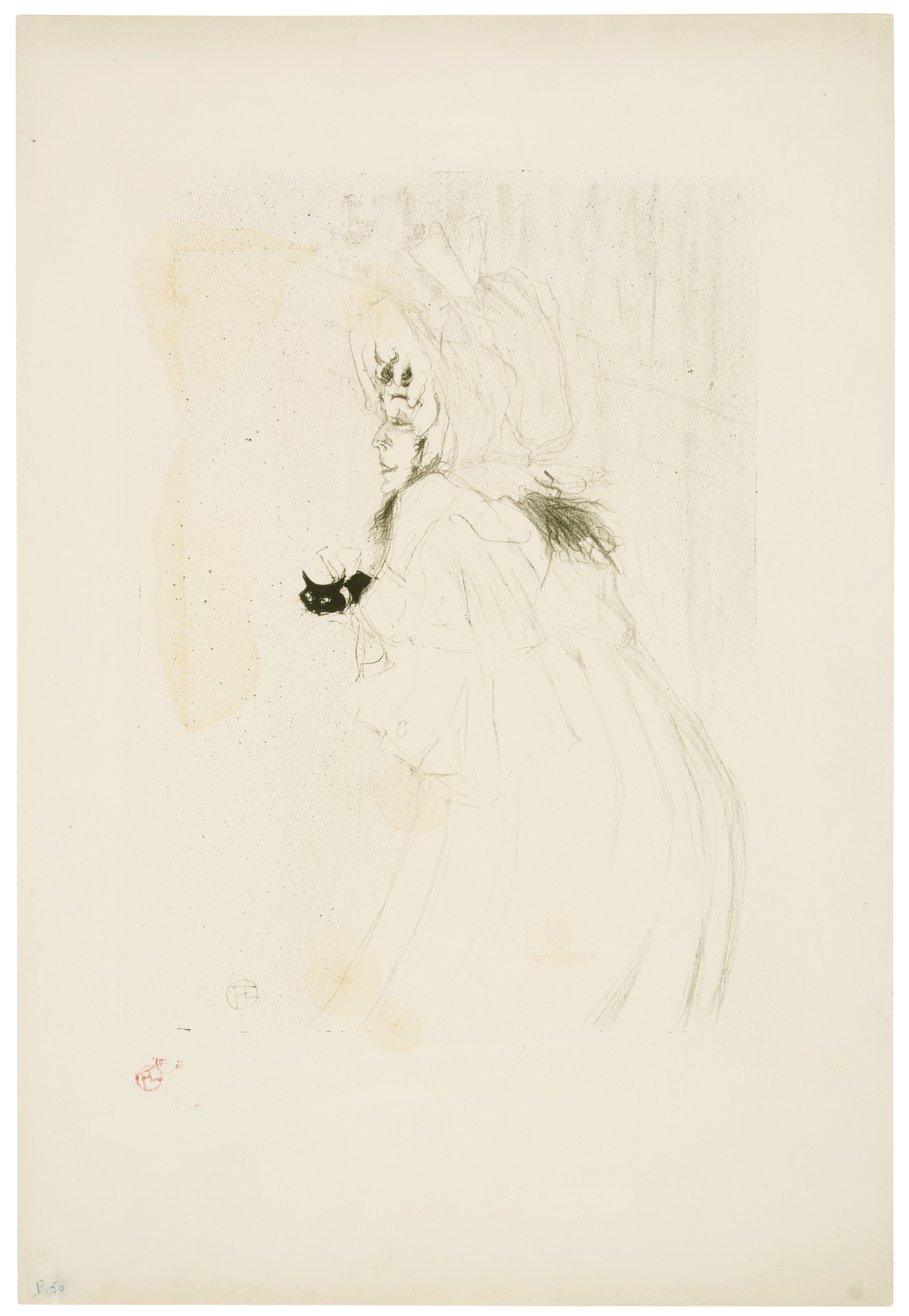 Henri de Toulouse-Lautrec — Мисс Мэй Белфорт, приветствующая