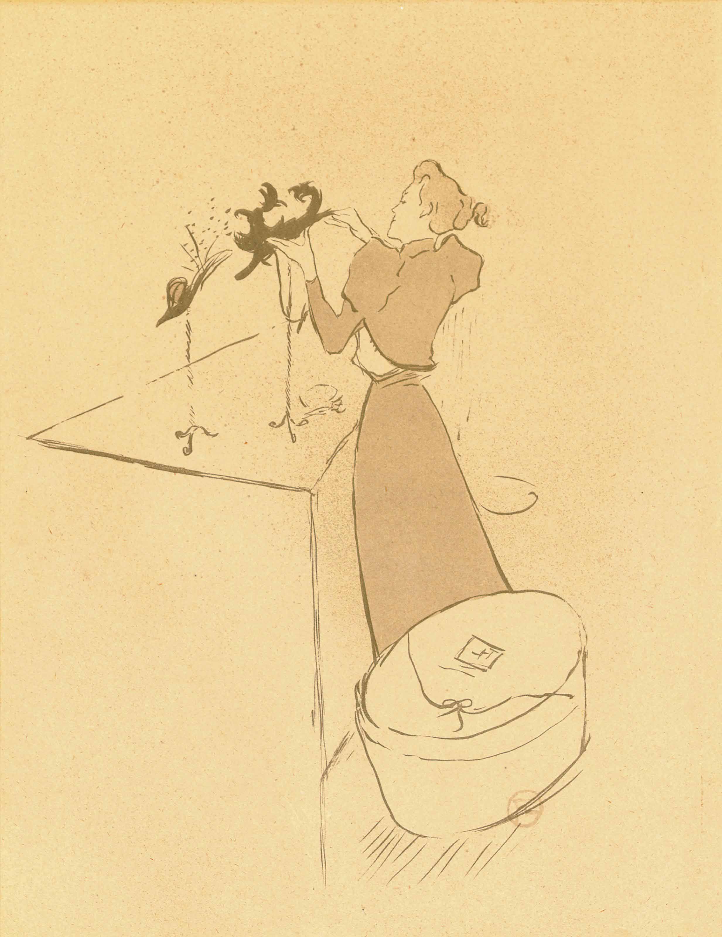 Henri de Toulouse-Lautrec — Модистка Рене Верт