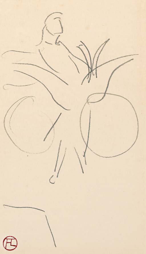 Henri de Toulouse-Lautrec — Исследование: портретное исследование Ламартена