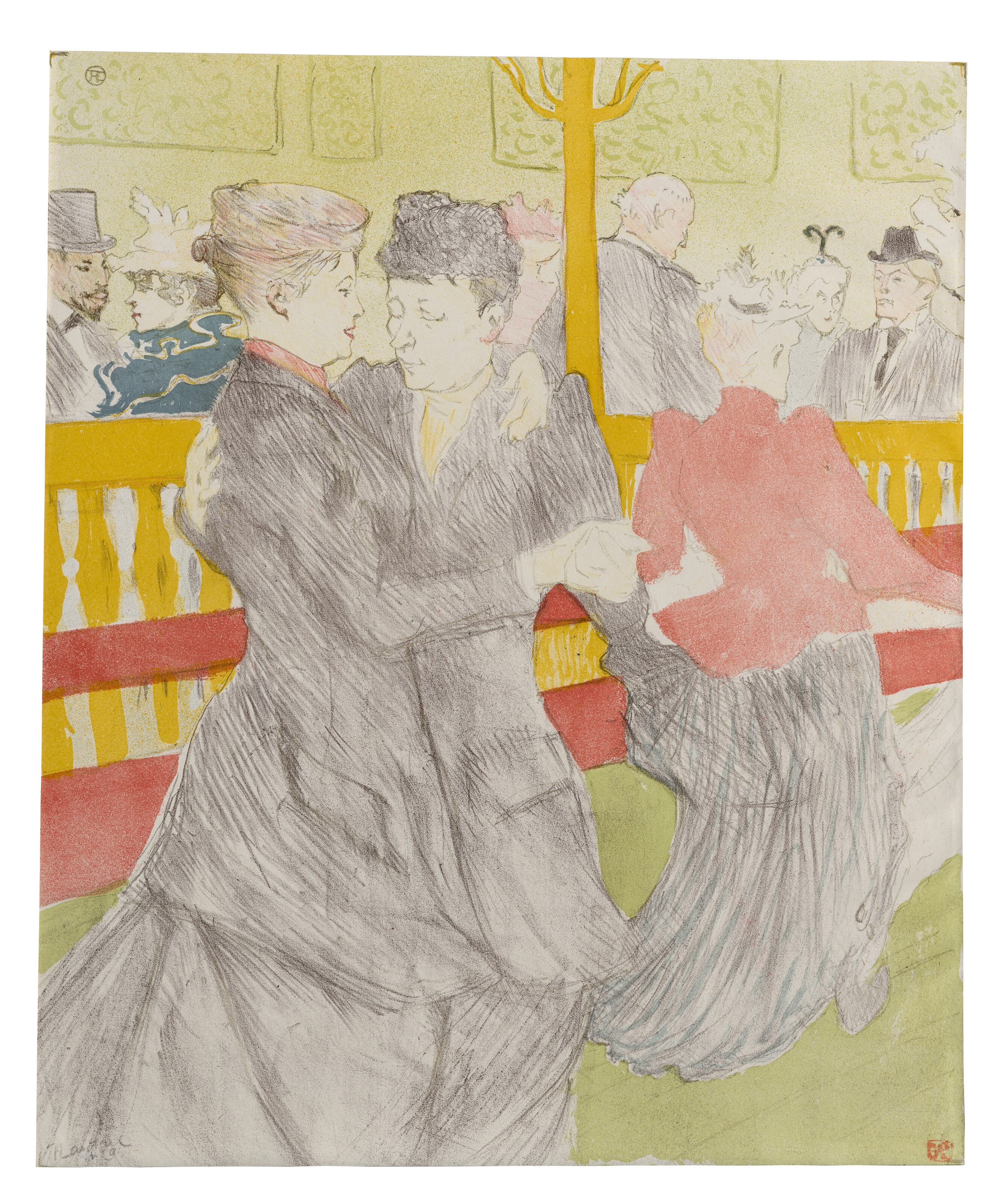 Henri de Toulouse-Lautrec — Танец в "Мулен Руж"