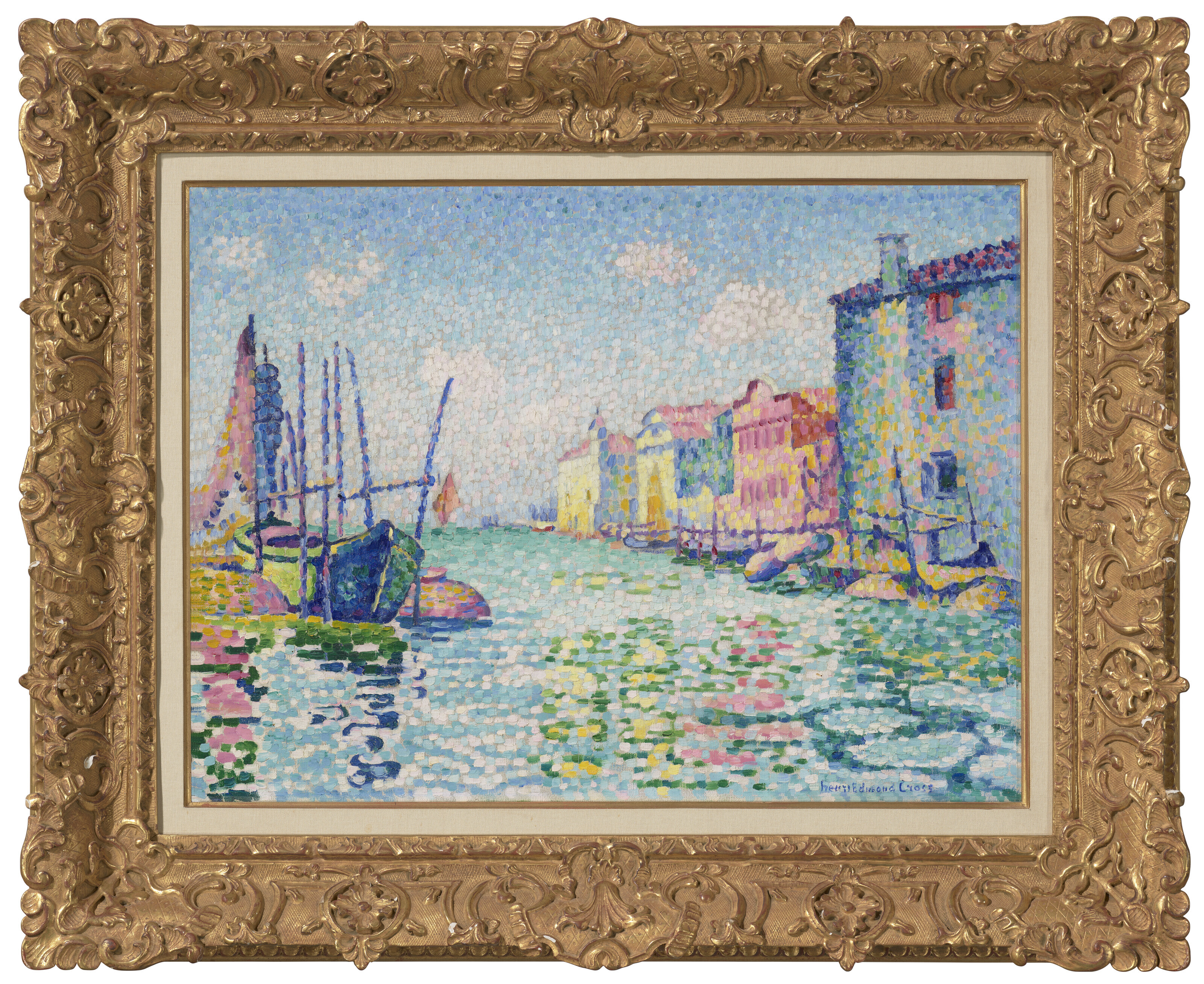 Henri Edmond Cross — Канал Понте Лунго, изображение 2