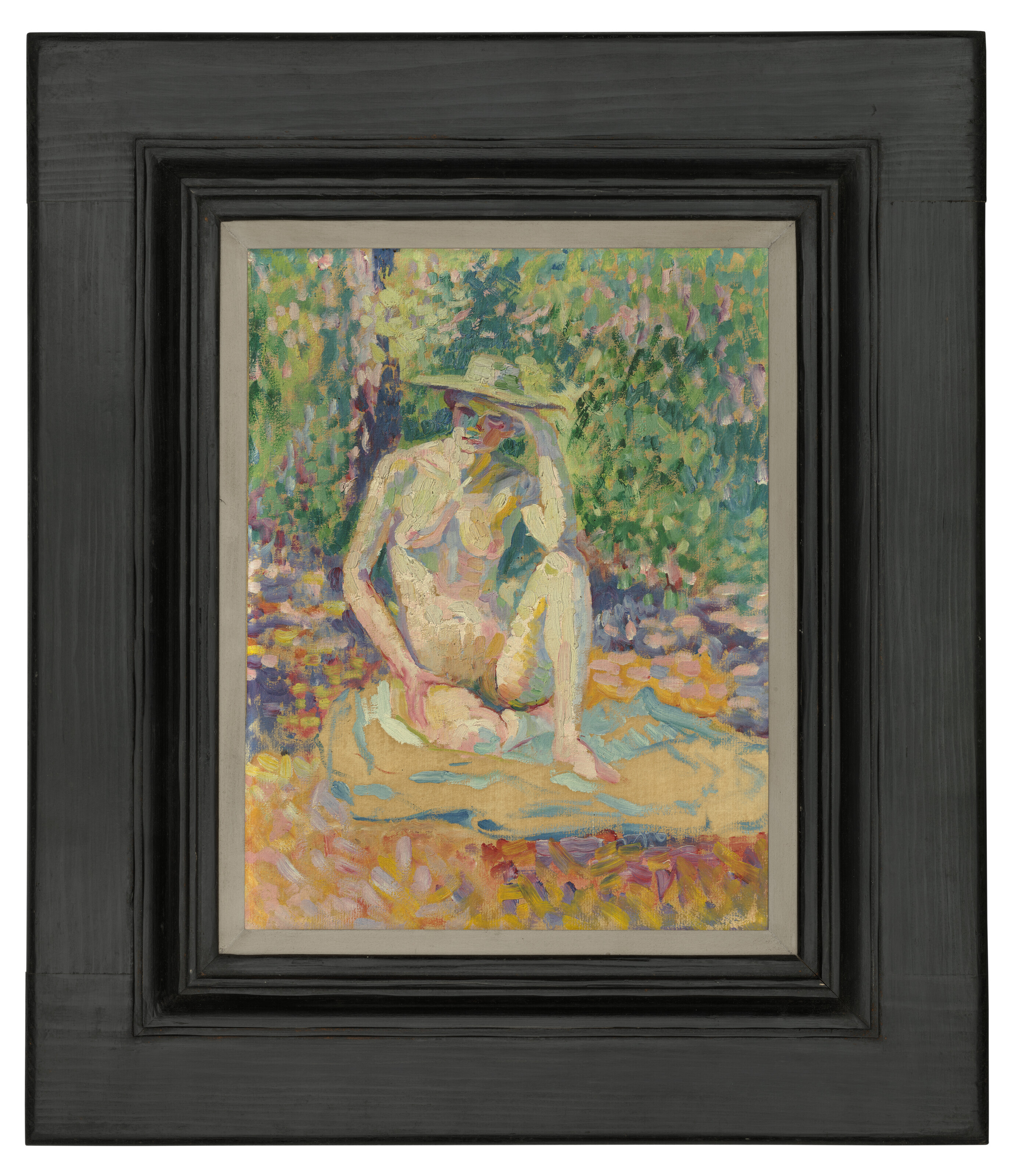 Henri Edmond Cross — Этюд для нимф ( женщина во главе, на пленэре ), изображение 2