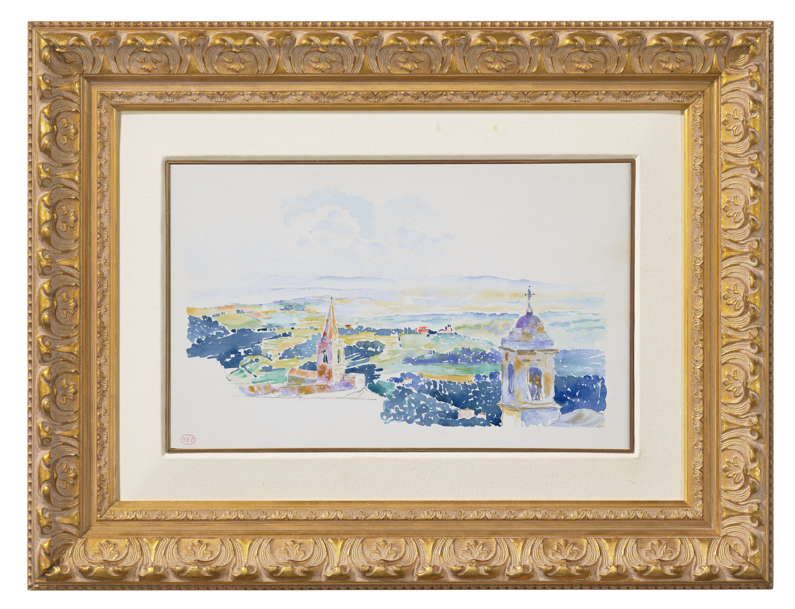 Henri Edmond Cross — Перуз, ла-терраса, изображение 2