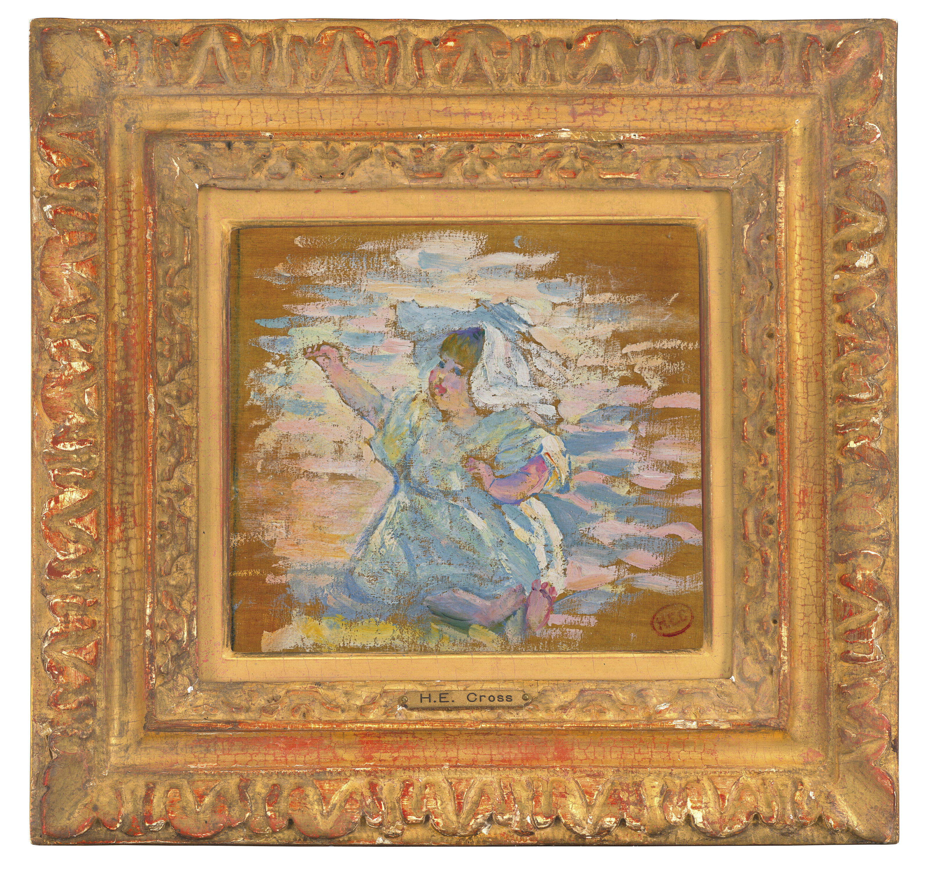 Henri Edmond Cross — Этюд для "Женщины, которая живет с сыном", изображение 4