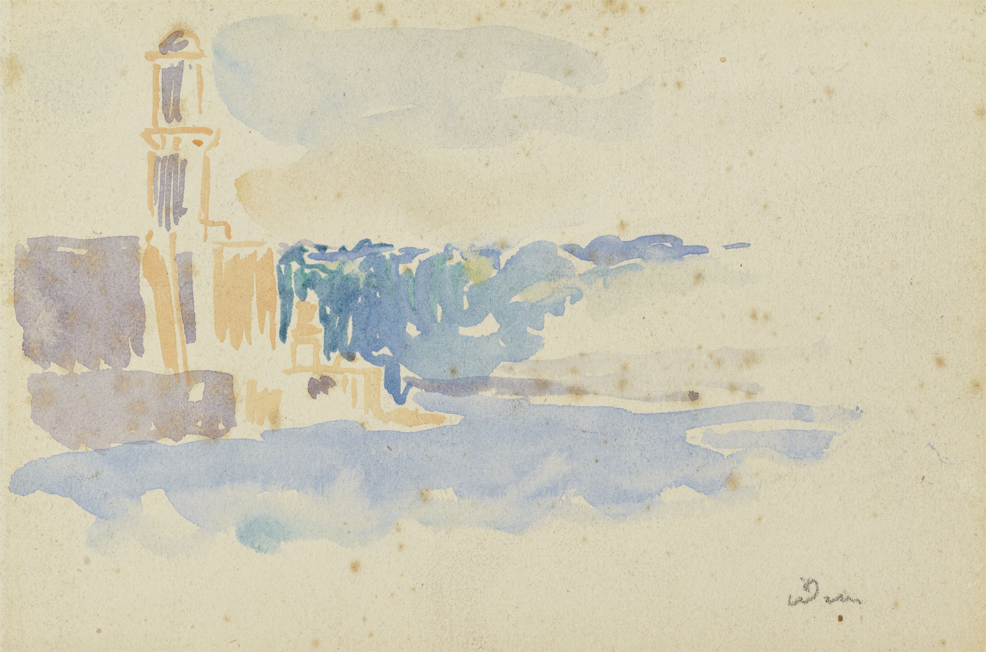 Henri Edmond Cross — Вуаль (i); Этюд из вуалей (ii); Морские батории (iii); Морской берег (iv), изображение 5