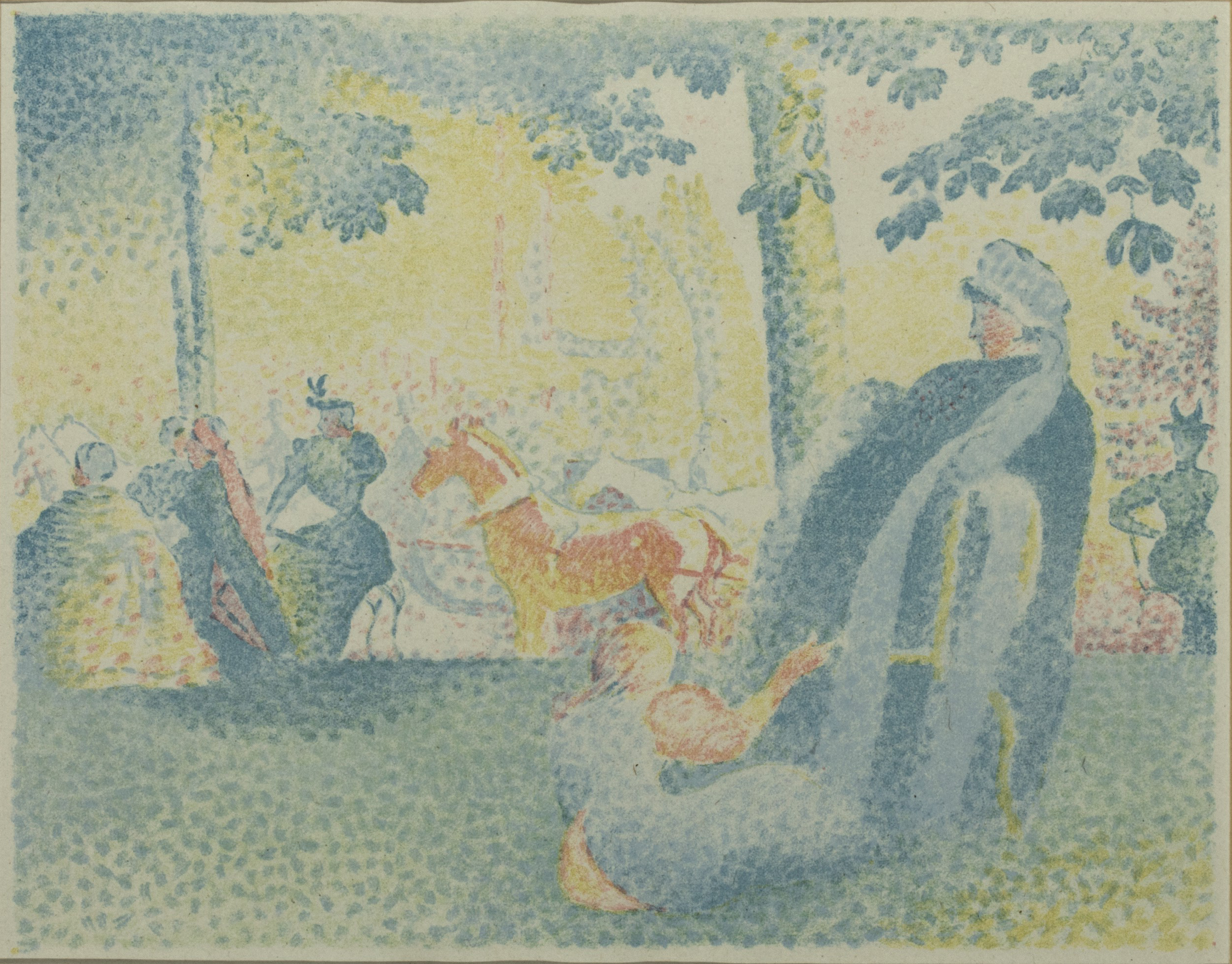 Henri Edmond Cross — Елисейские поля, из Пана