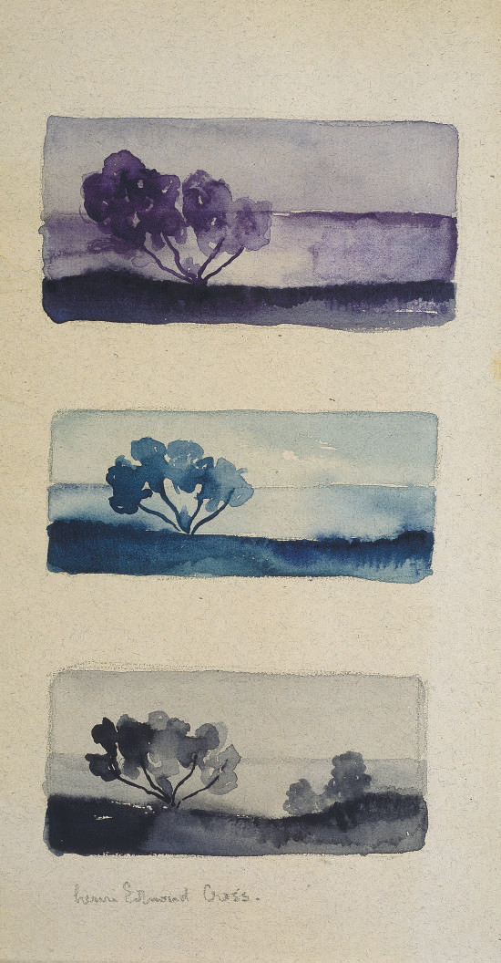 Henri Edmond Cross — Три этюда о расчетах