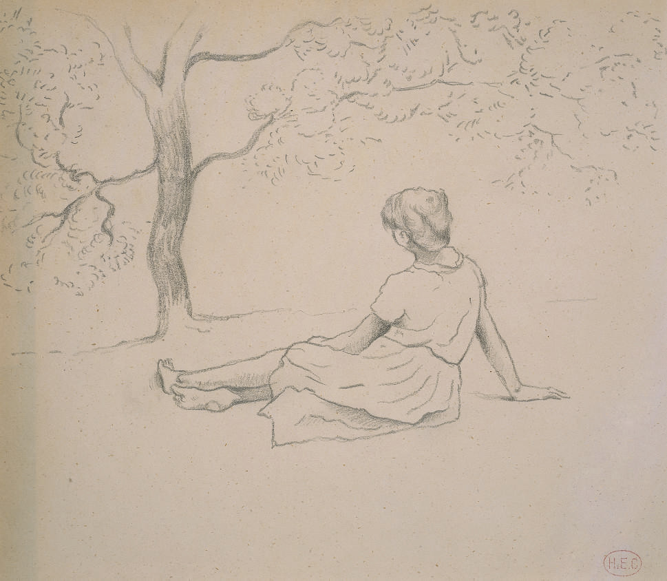 Henri Edmond Cross — Этюд для "Бланшеток в Провансе"