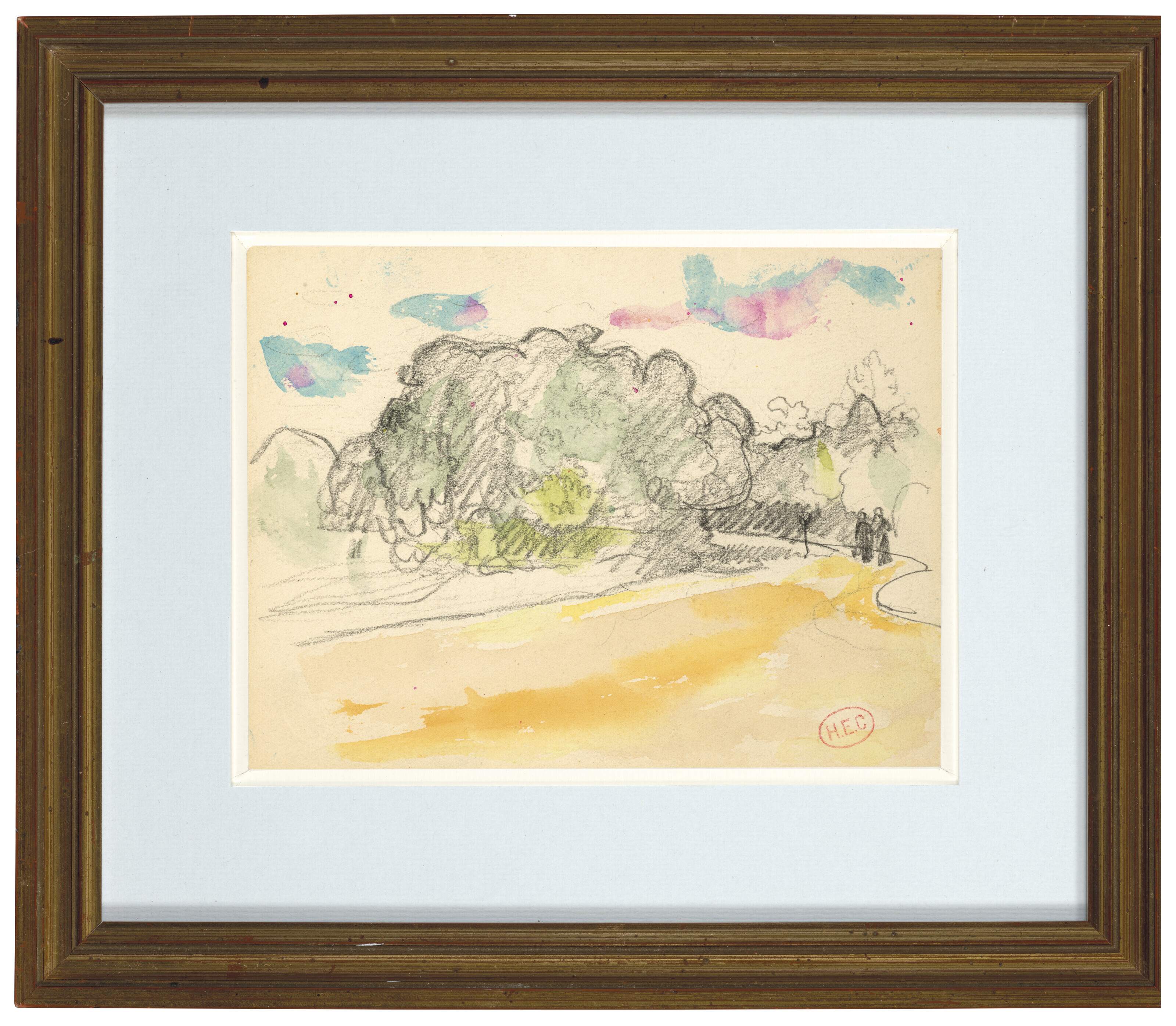 Henri Edmond Cross — Париж, набережная Булонского леса, изображение 4
