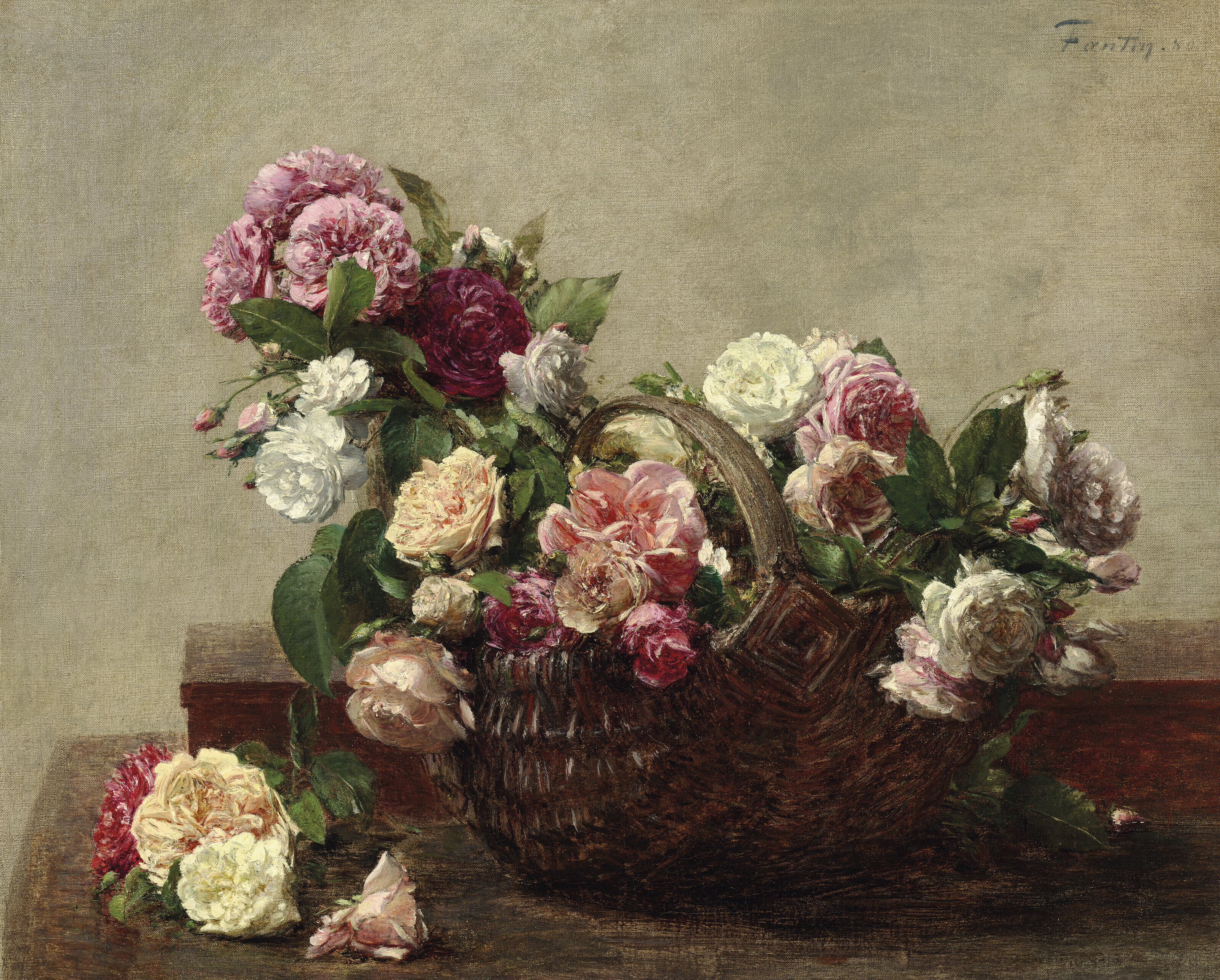 Henri Fantin-Latour — Букет из роз, изображение 2