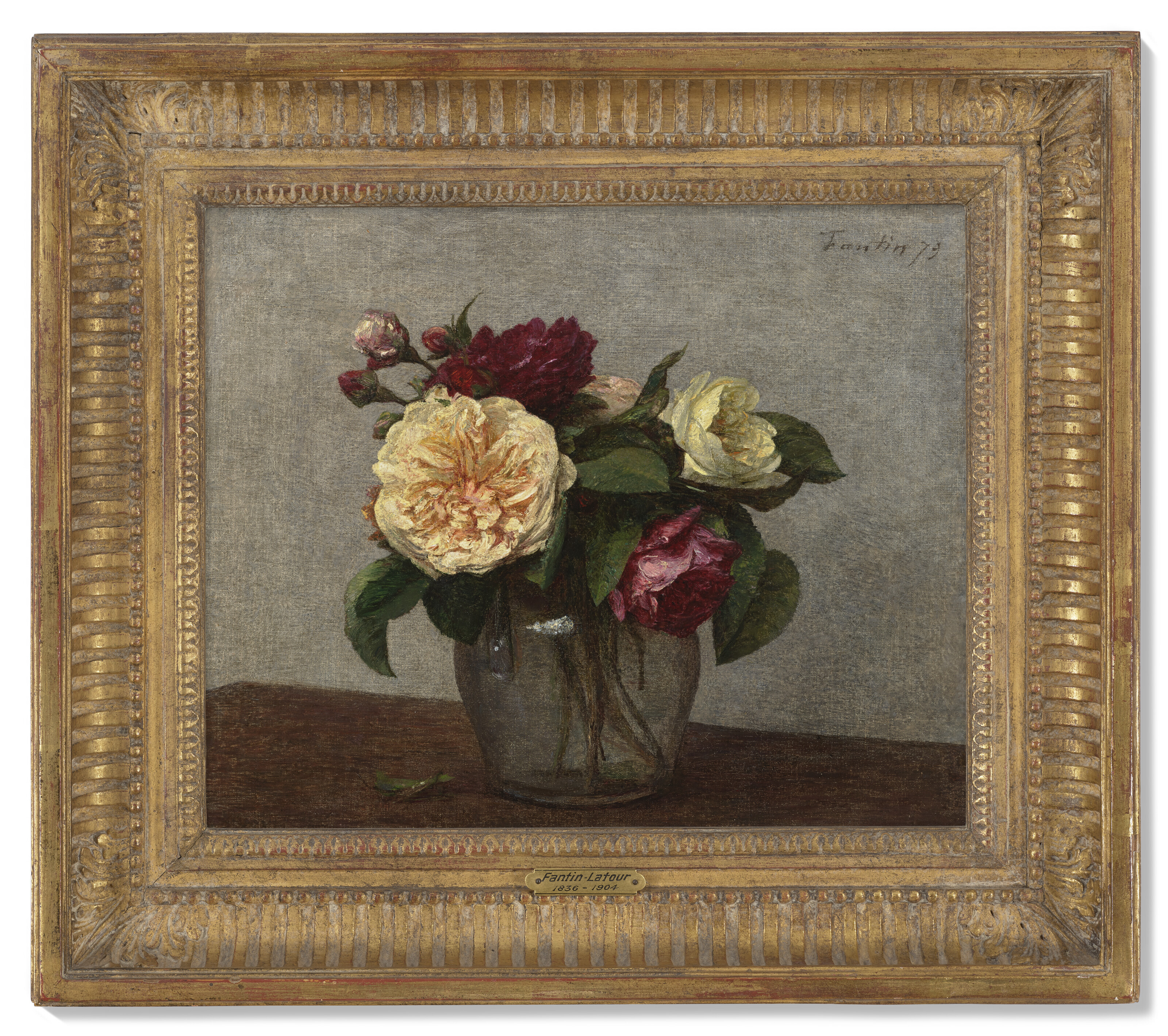 Henri Fantin-Latour — Розы желтые и румяные, изображение 2