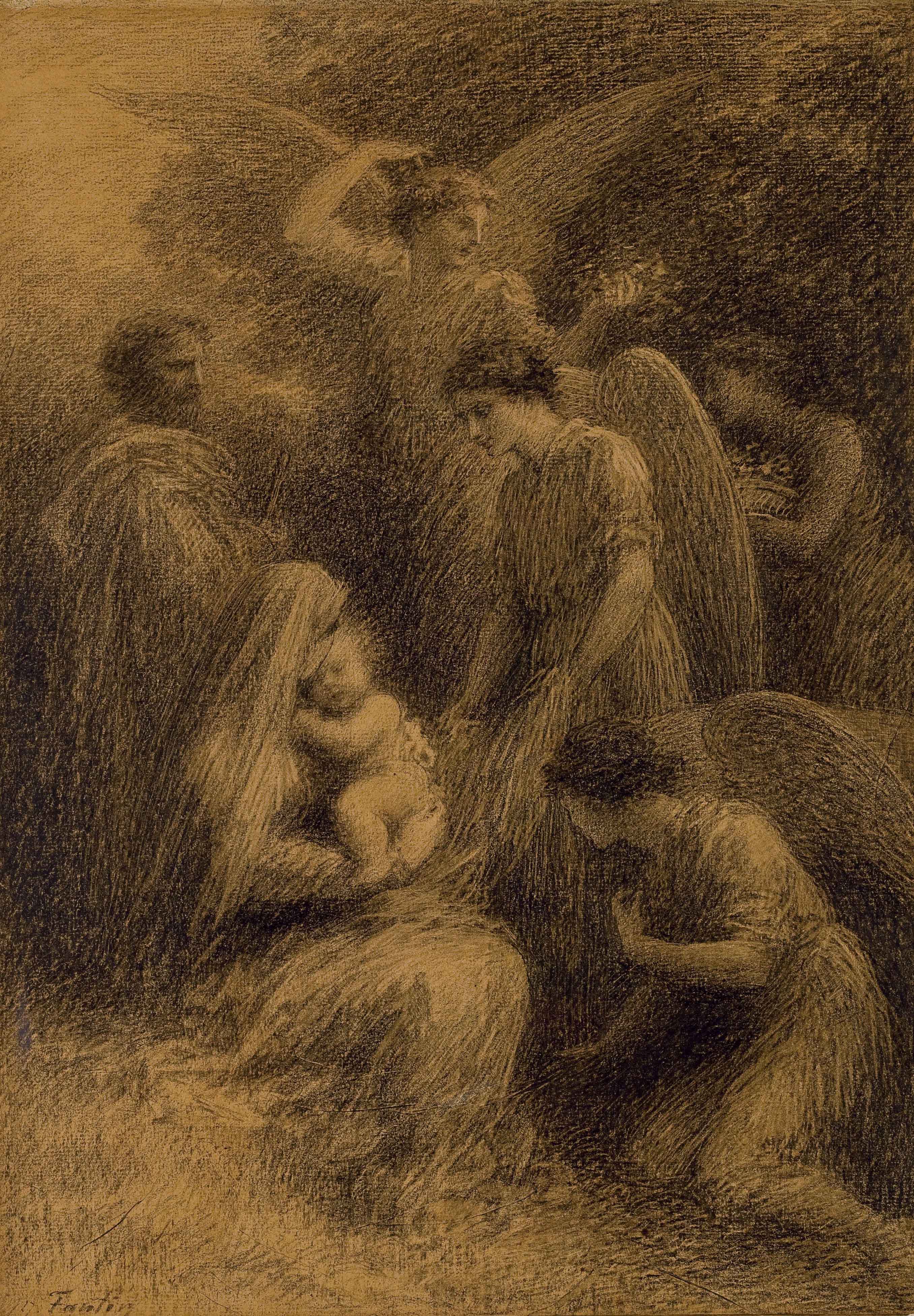 Henri Fantin-Latour — Этюд для "Восстановления Святого семейства"