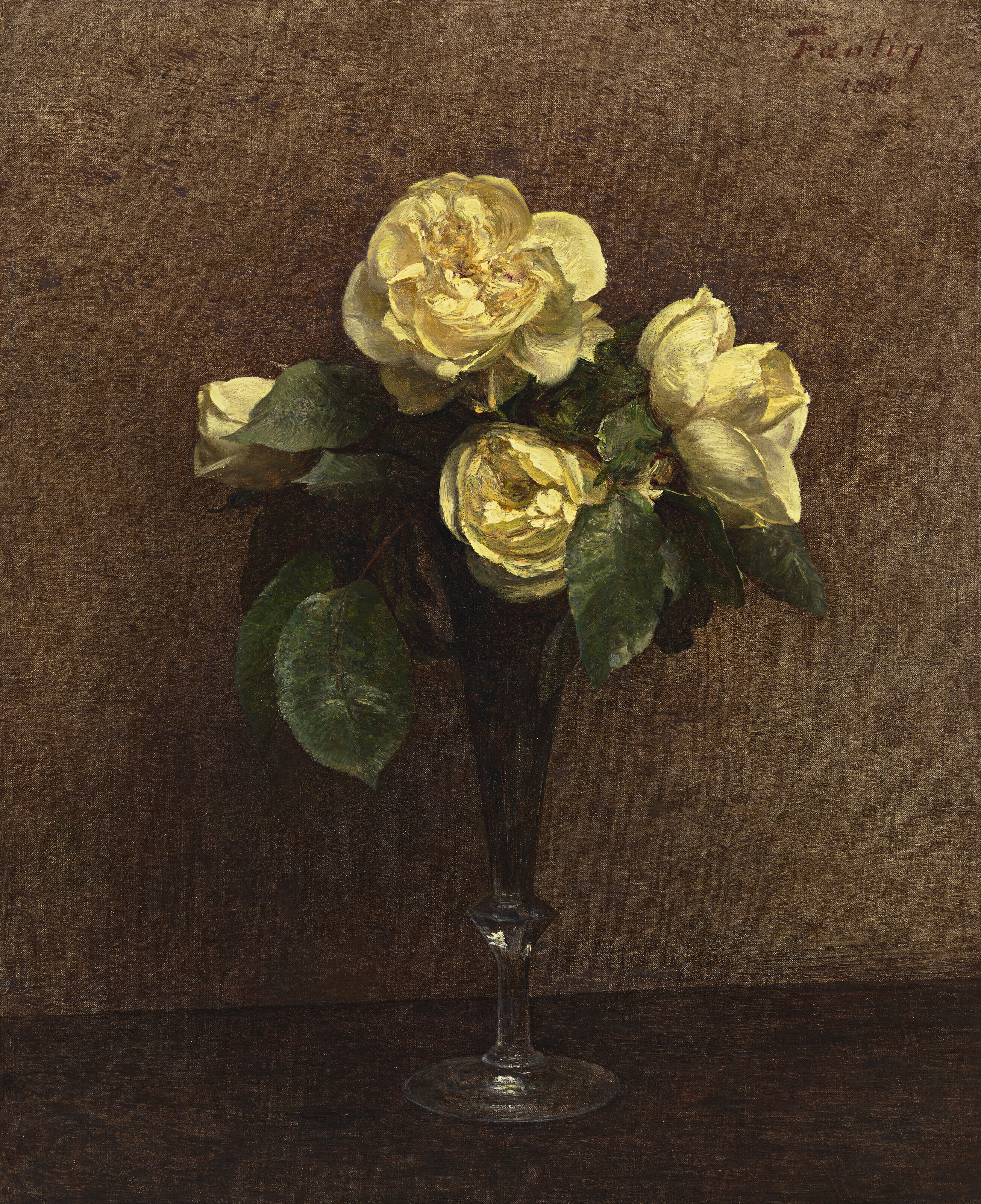 Henri Fantin-Latour — Желтые розы, Маршал Ниль