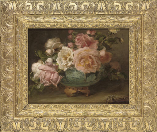 Henri Fantin-Latour — Розы в китайской вазе