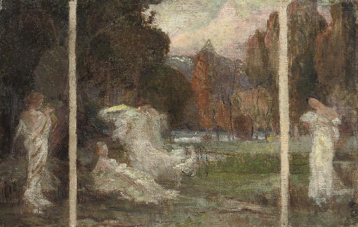 Henri Fantin-Latour — Сивиллы в летнем пейзаже