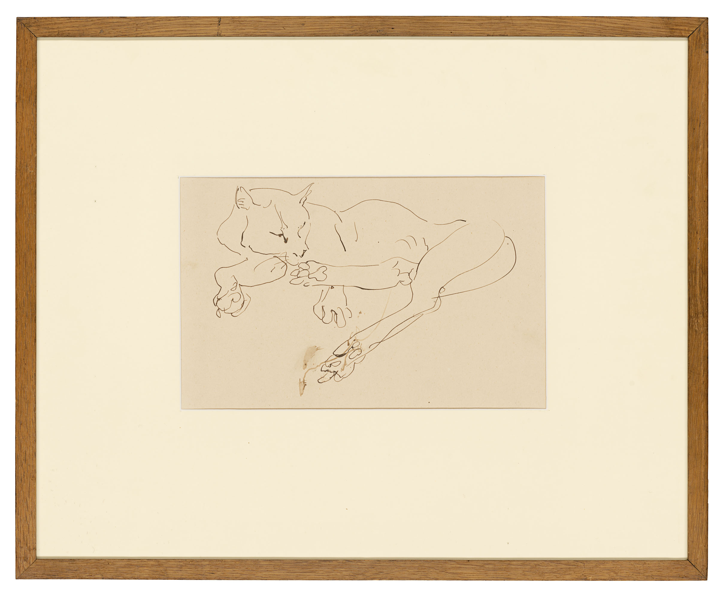 Henri Gaudier-Brzeska — Лежащий Тигр, изображение 2