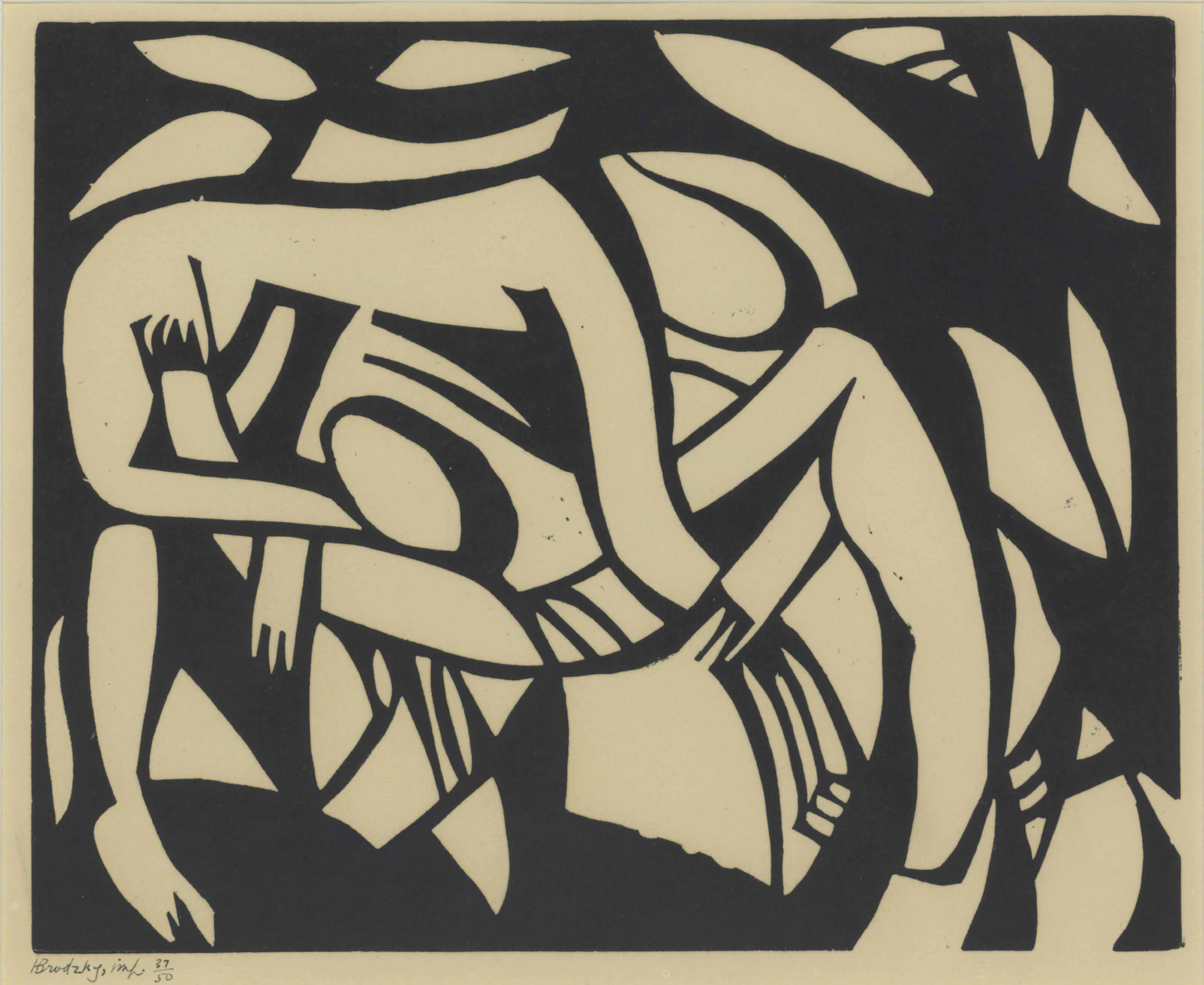 Henri Gaudier-Brzeska — Рестлеры (Кэри/Гриффитс, 18)