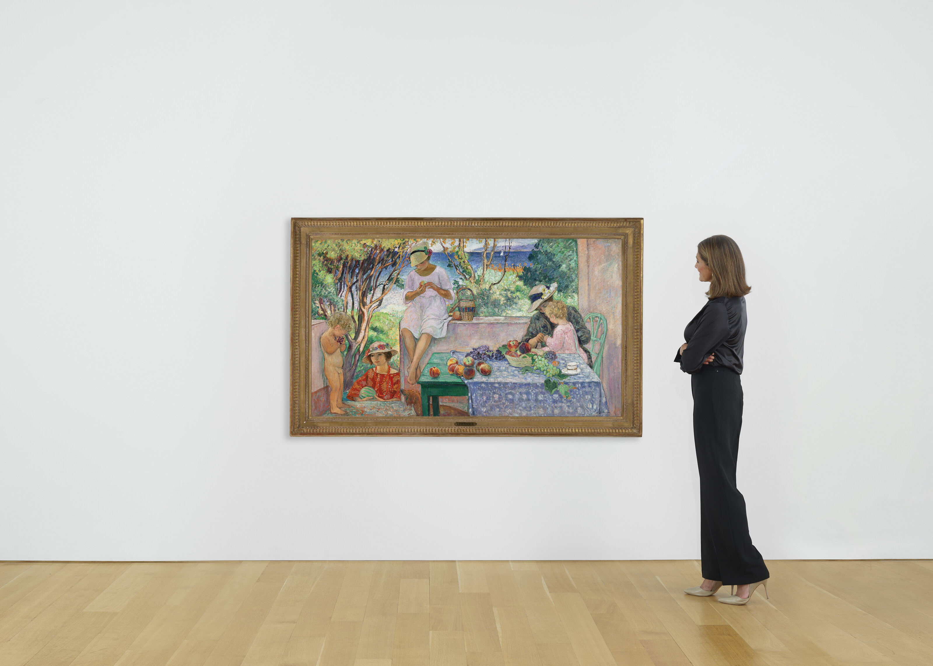 Henri Lebasque — Отель на террасе Сент-Максима, изображение 5