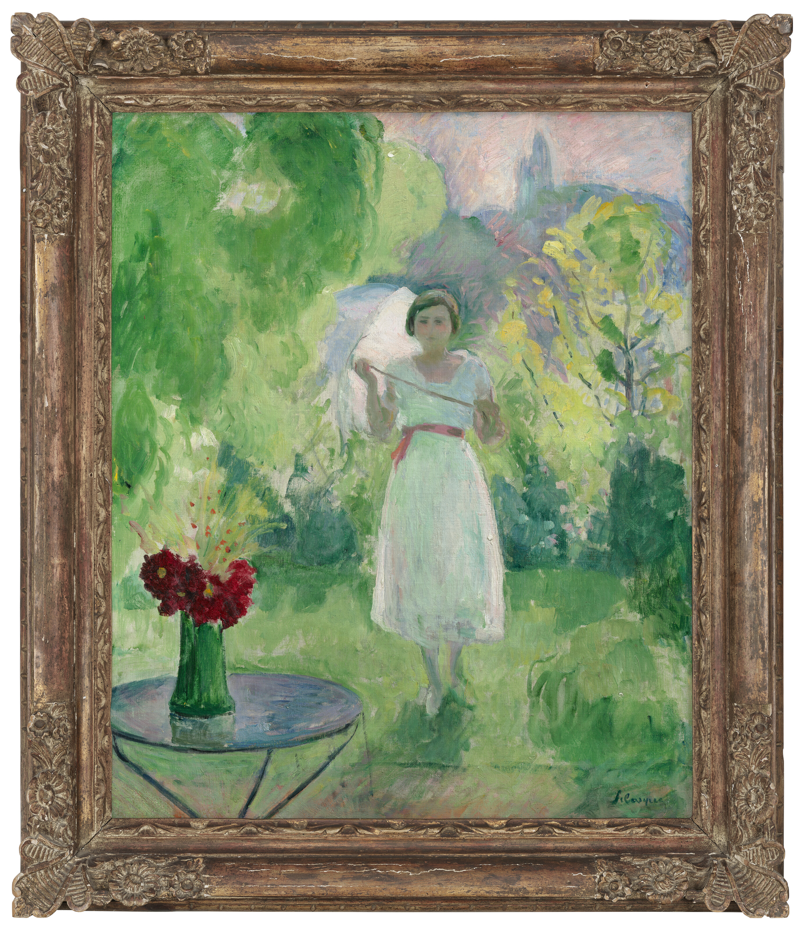 Henri Lebasque — Набережная в саду, изображение 2
