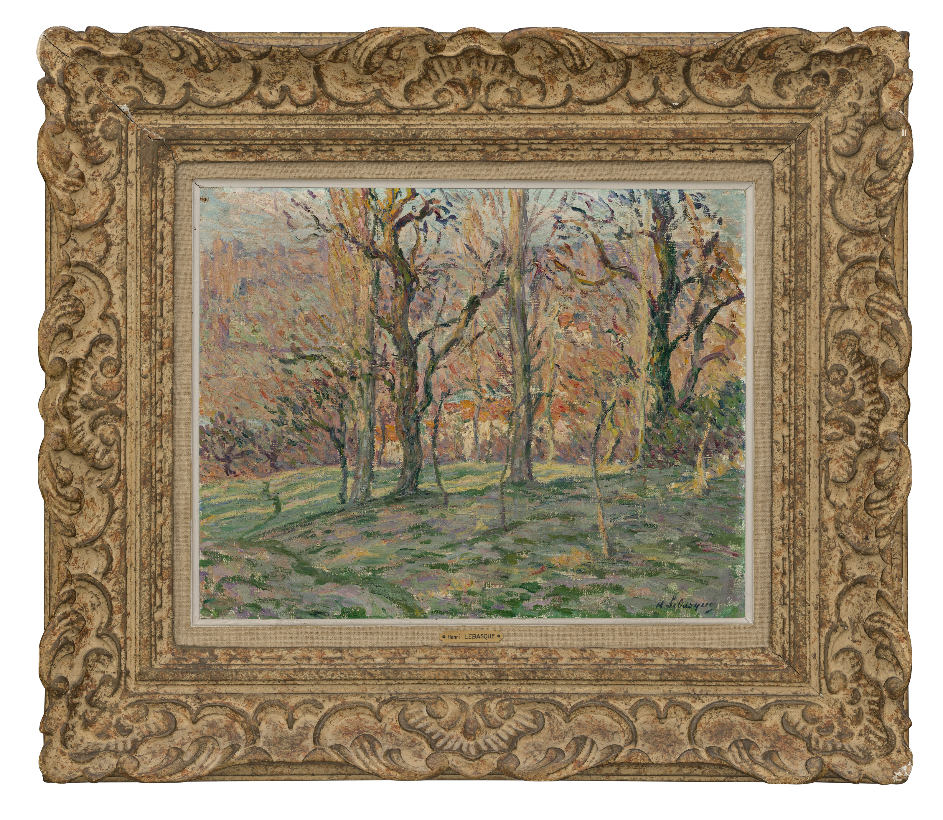 Henri Lebasque — Румяные дома на травянистых зарослях, изображение 3