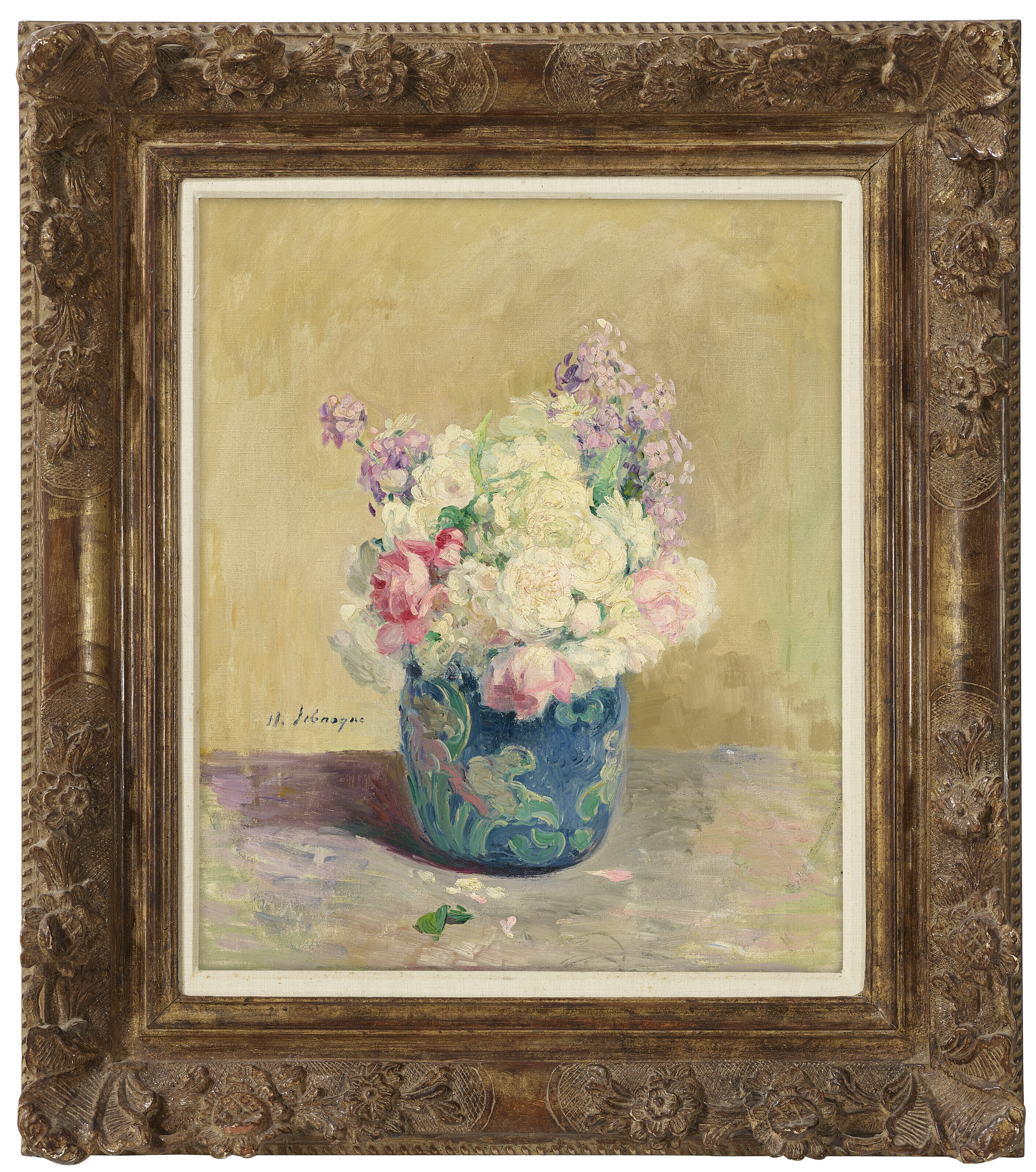 Henri Lebasque — Ваза с цветами, изображение 2